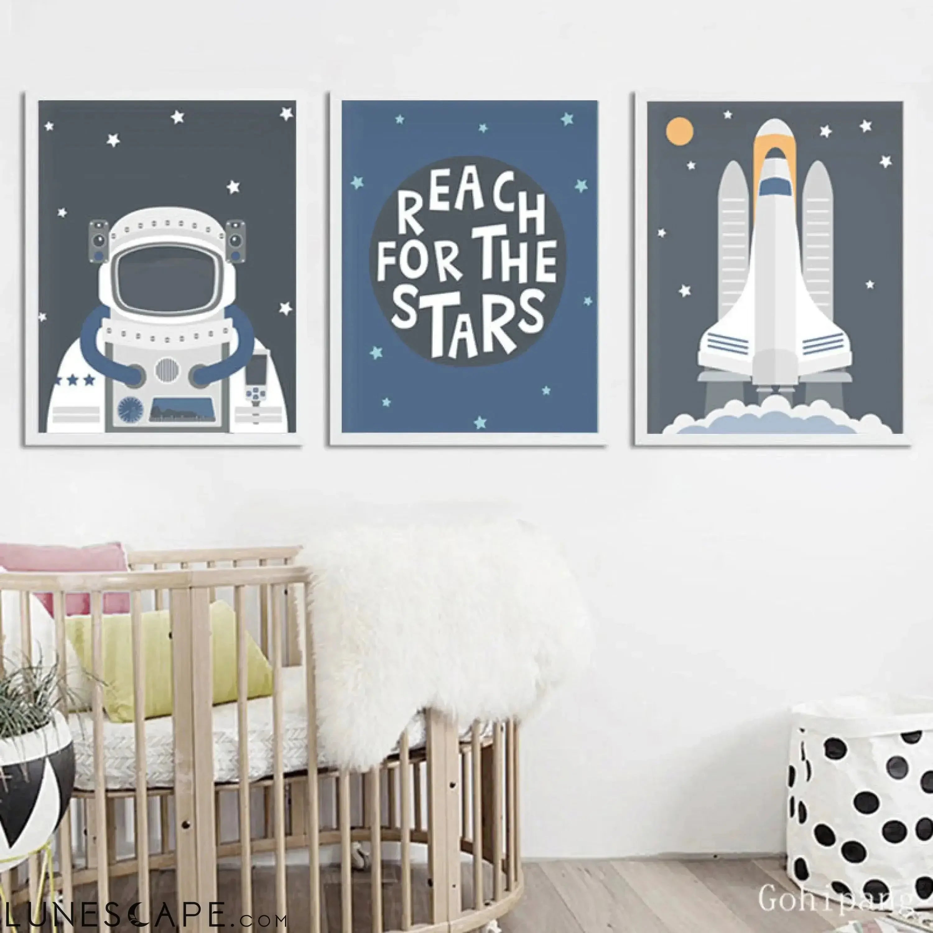 Reach for the Stars Wall Print LUNESCAPE