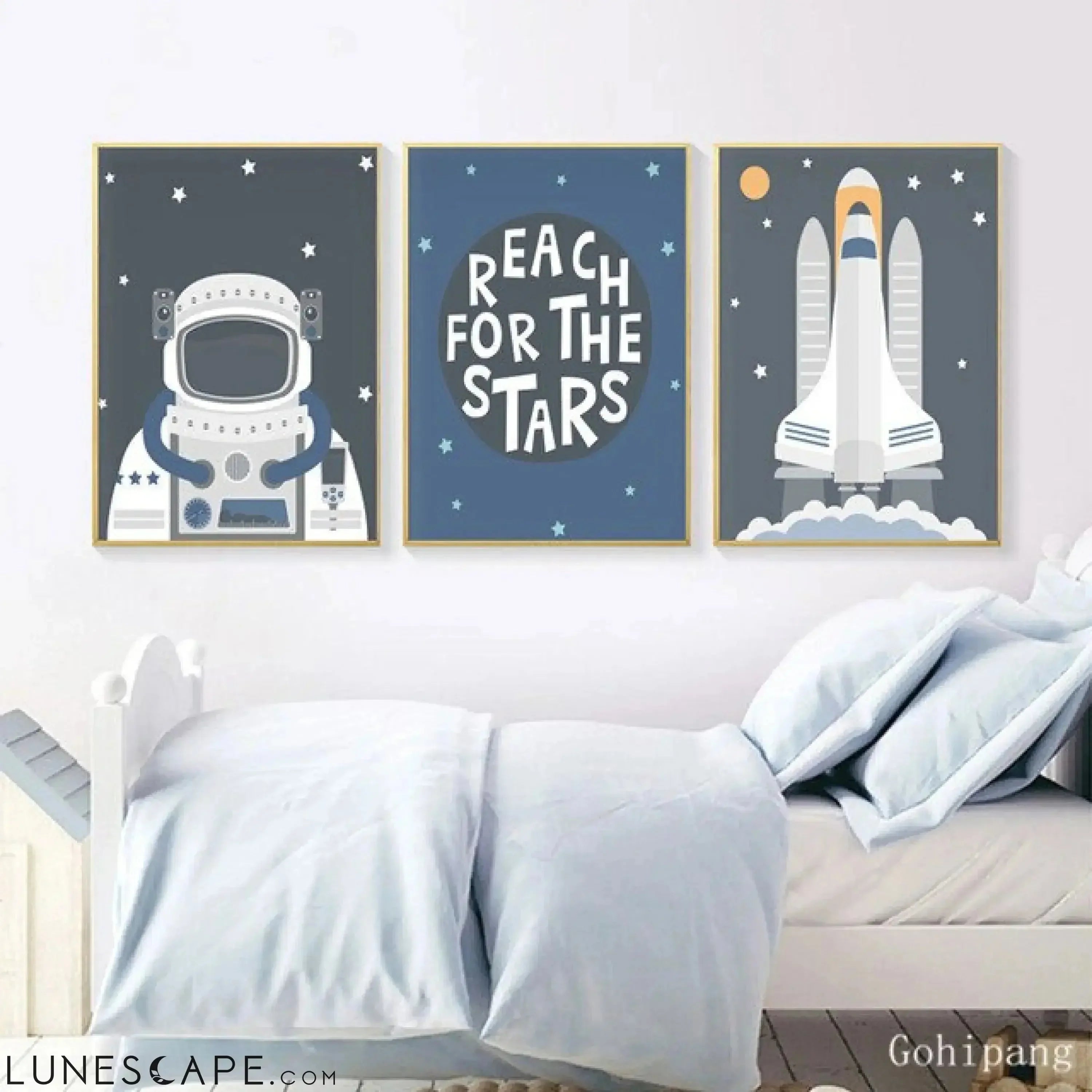 Reach for the Stars Wall Print LUNESCAPE
