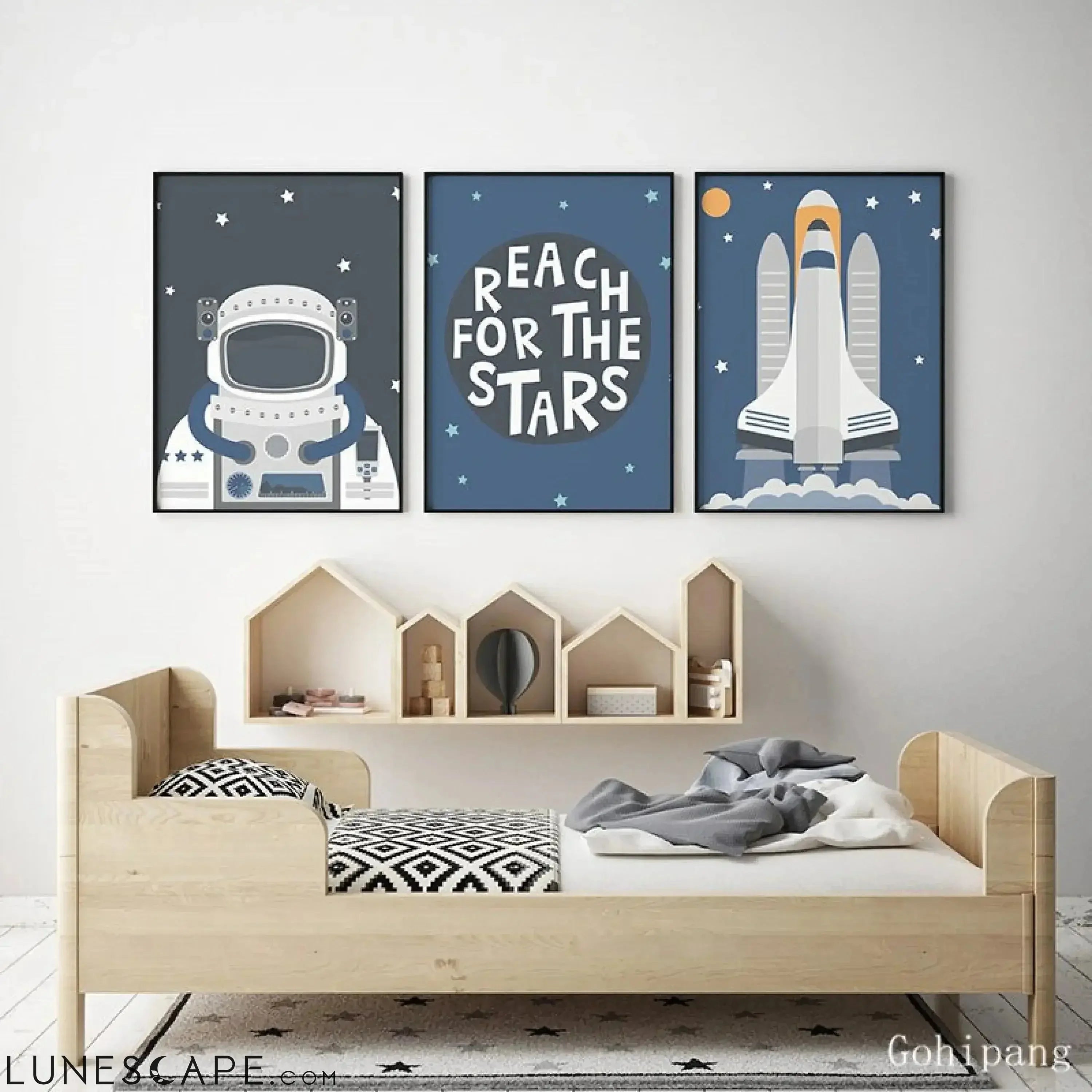 Reach for the Stars Wall Print LUNESCAPE