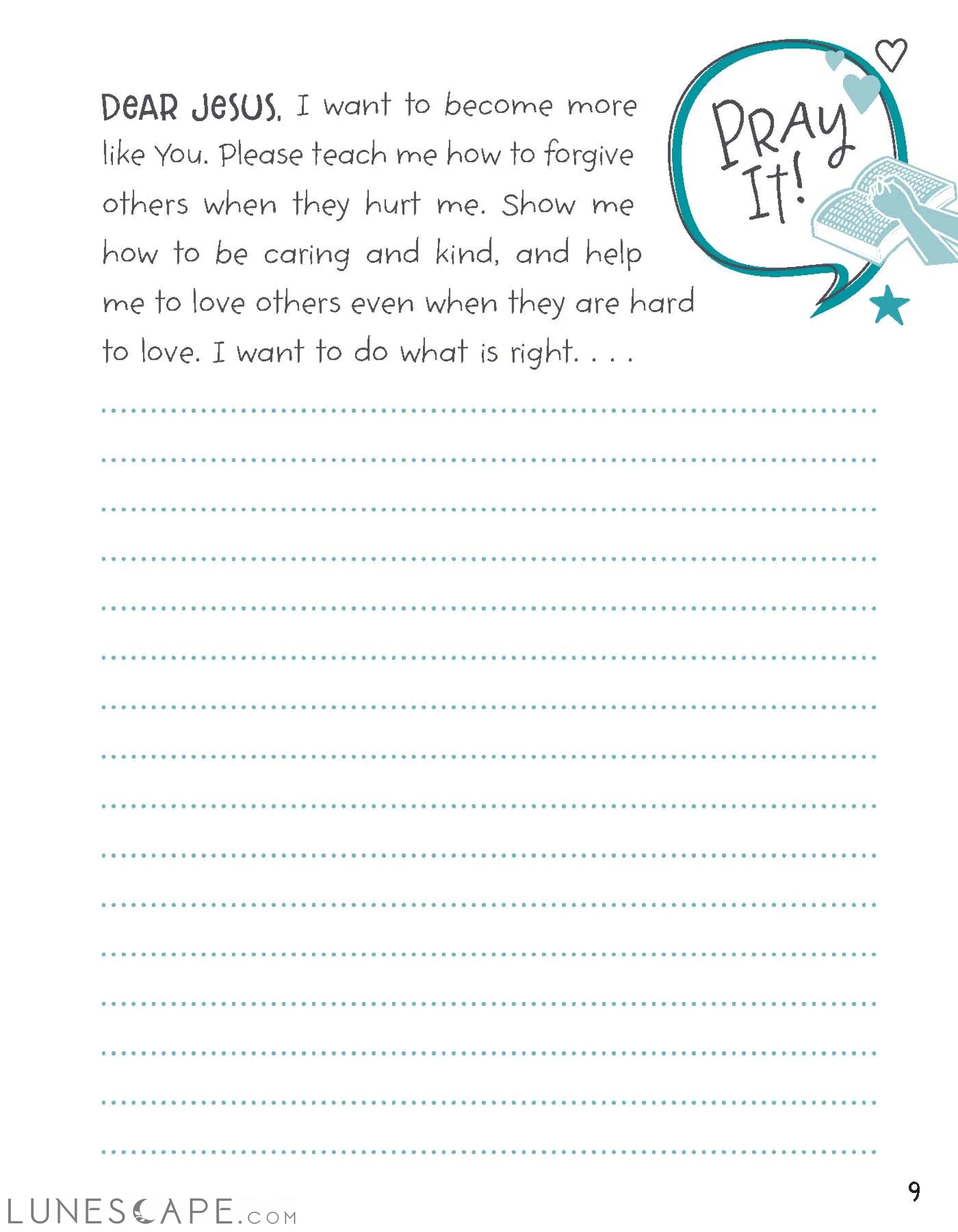 Read It! Pray It! Write It! Draw It! Do It! LUNESCAPE