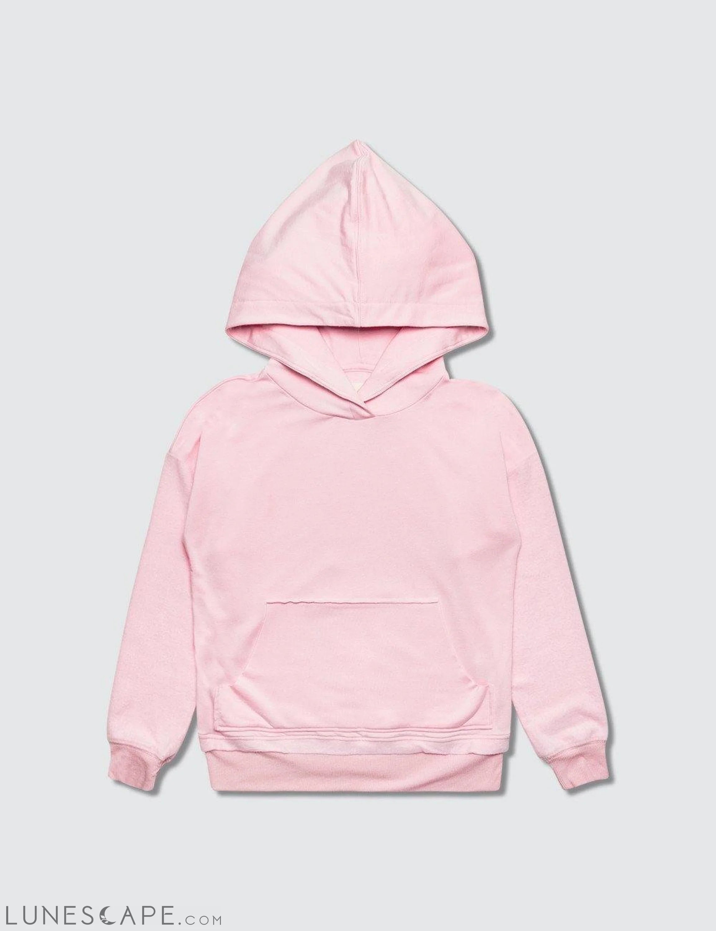 Recycled Bamboo Warmie Hooded Sweatshirt - Pink LUNESCAPE