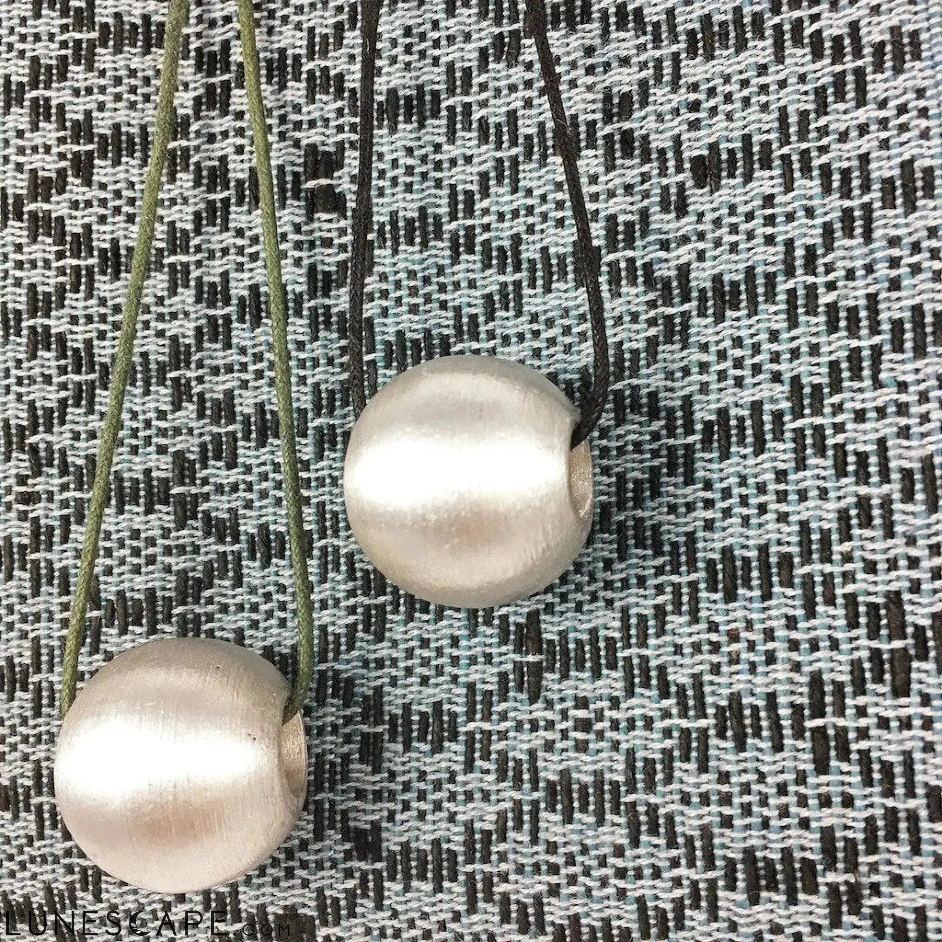 Recycled Bombshell Ball Necklace LUNESCAPE