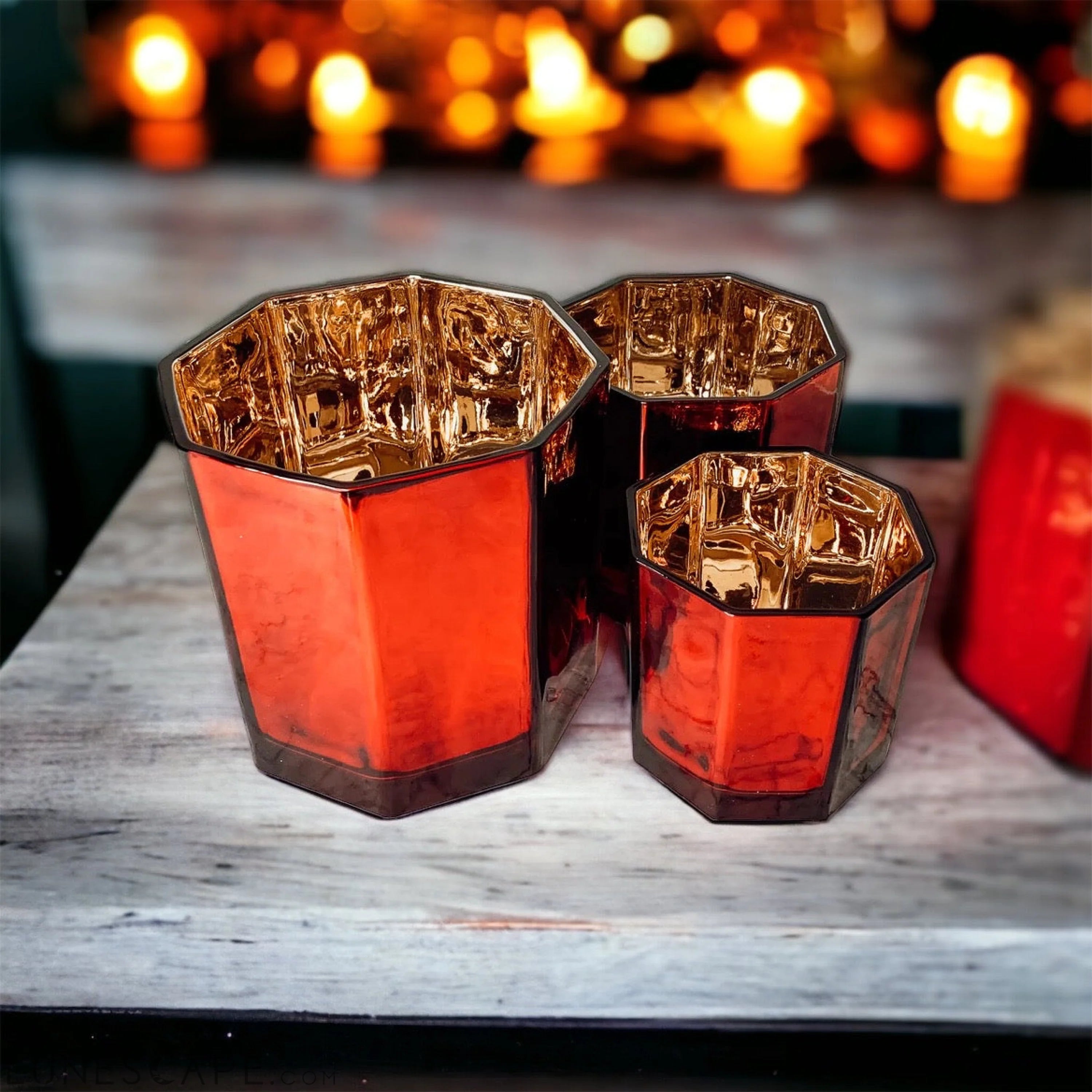 Red Candle Vase LUNESCAPE