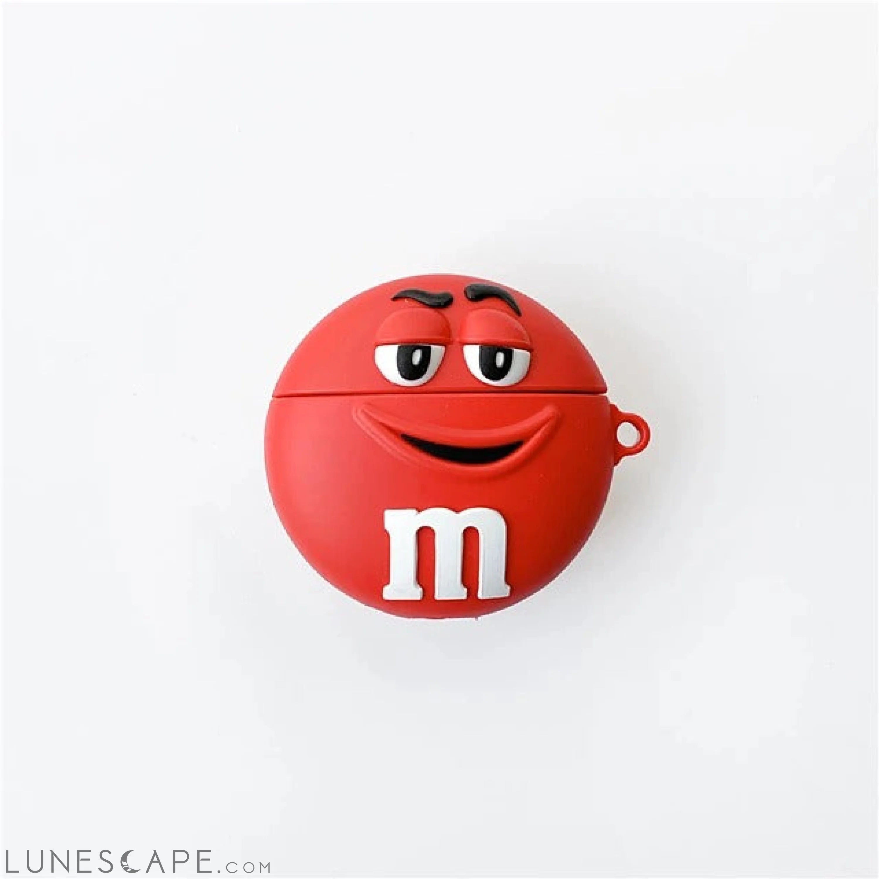Red M&M AirPods Case LUNESCAPE