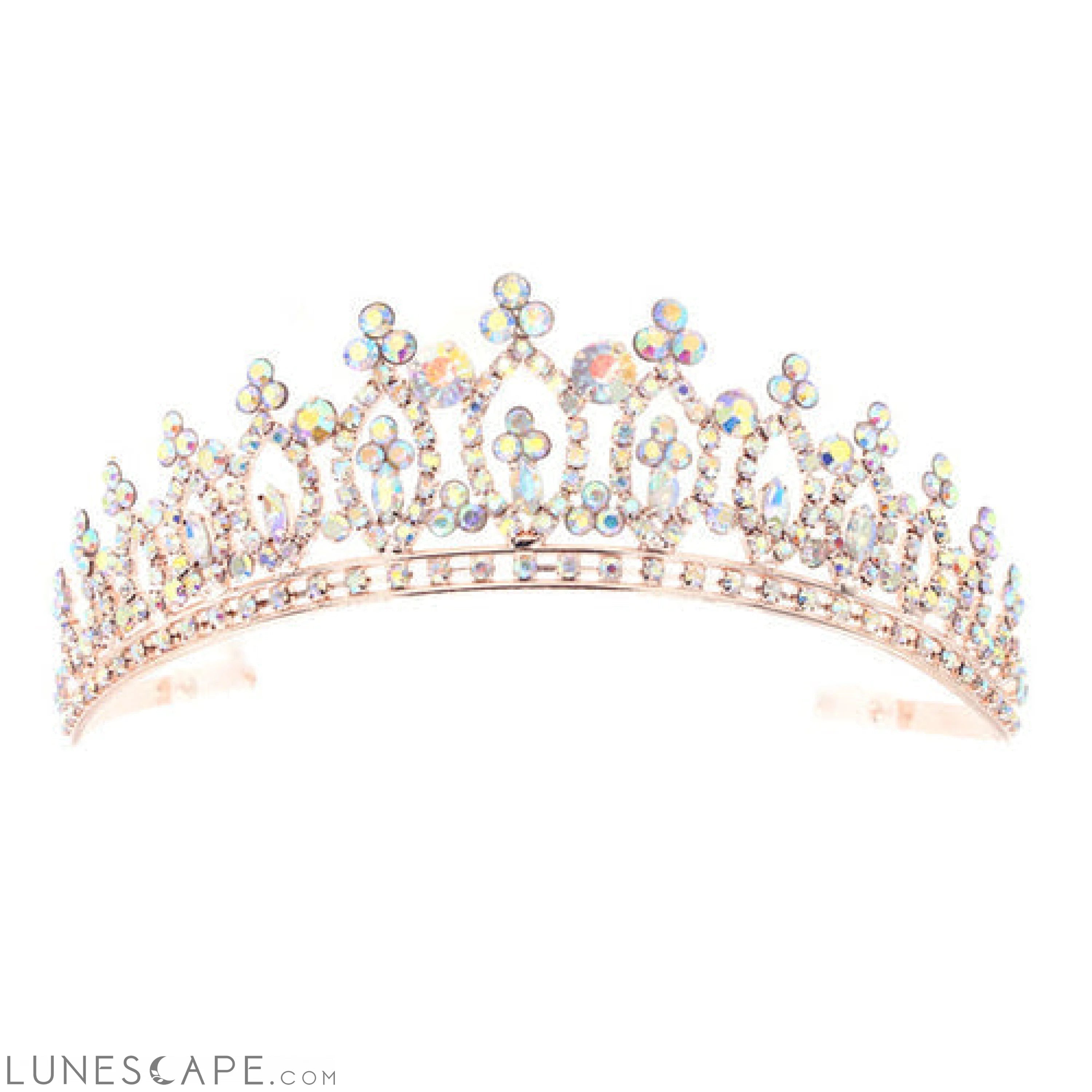 Regal Crystal Crown Tiara LUNESCAPE
