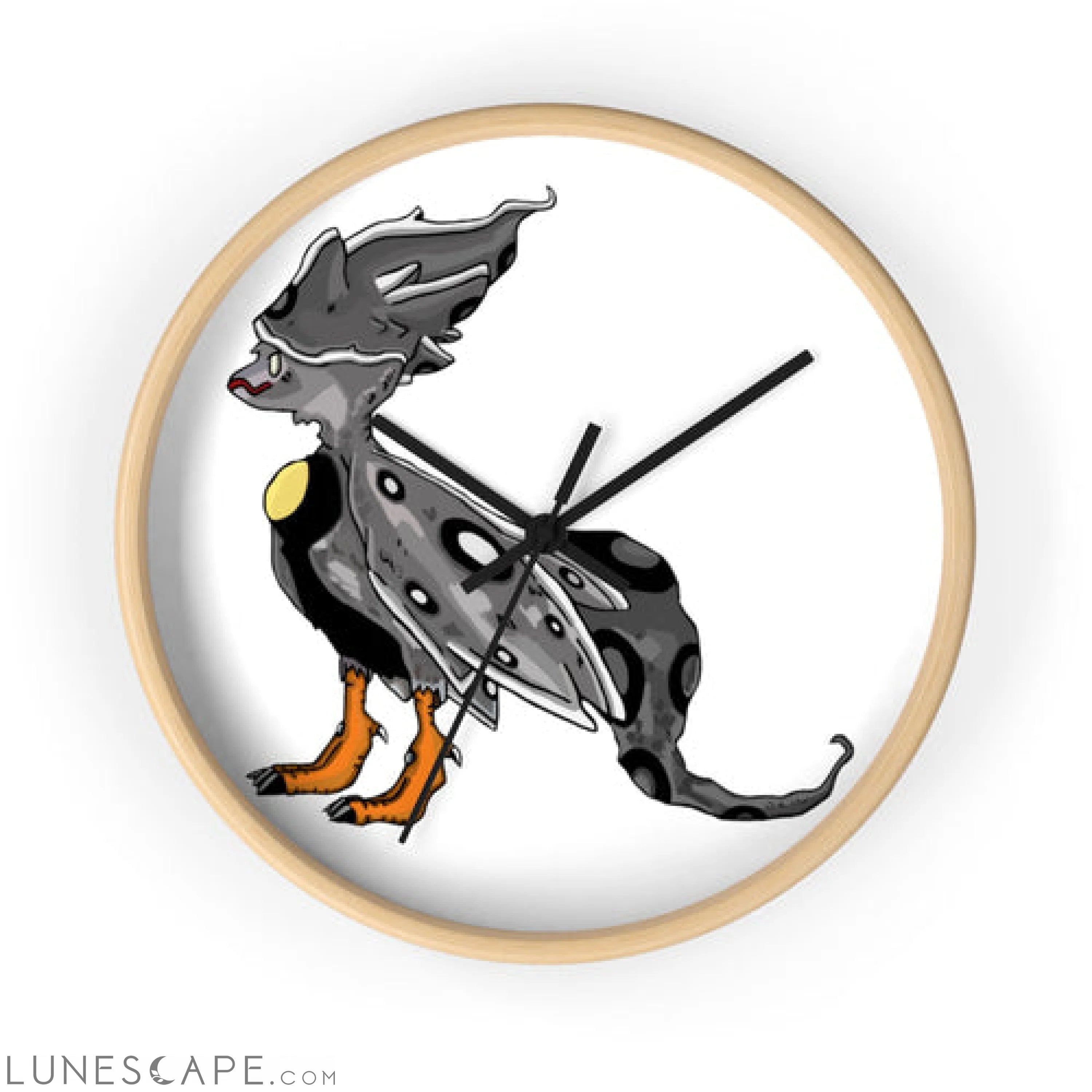 Rerann Wall clock LUNESCAPE