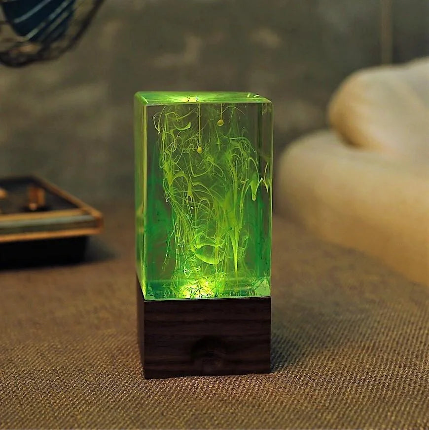 Resin table decor - Aurora LUNESCAPE