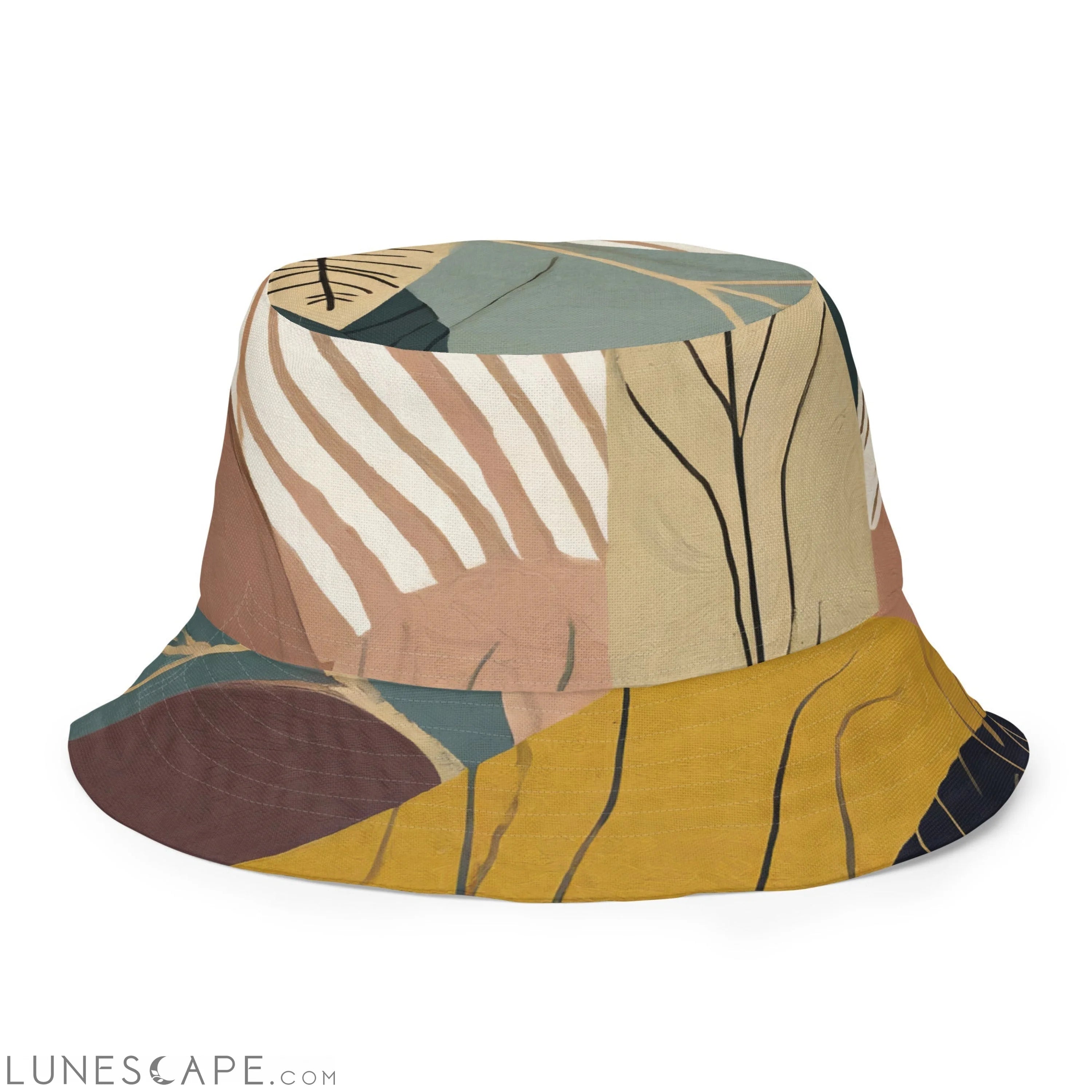 Reversible Bucket Hat Boho Style Print 28523 LUNESCAPE