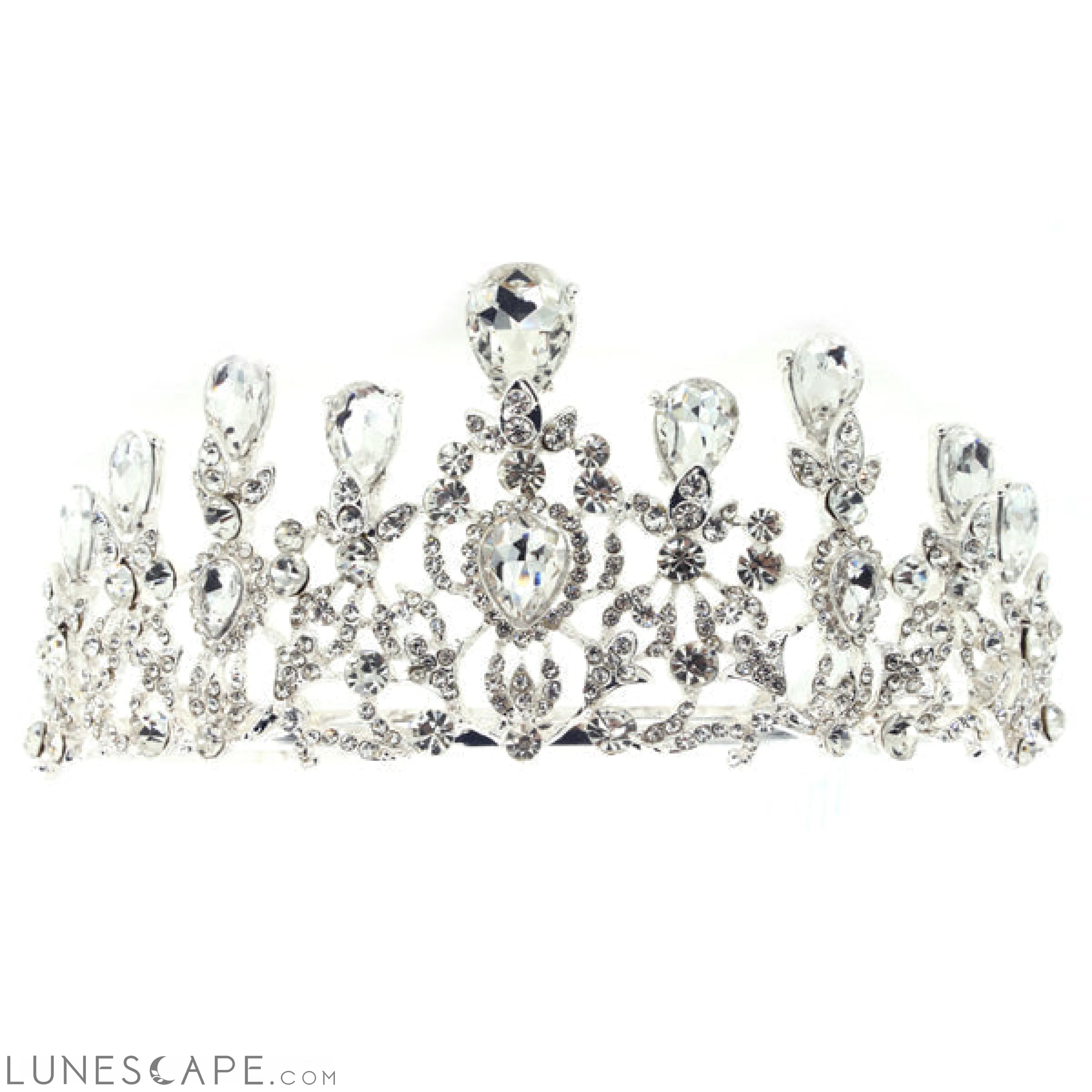 Rhinestone Bridal Tiara LUNESCAPE