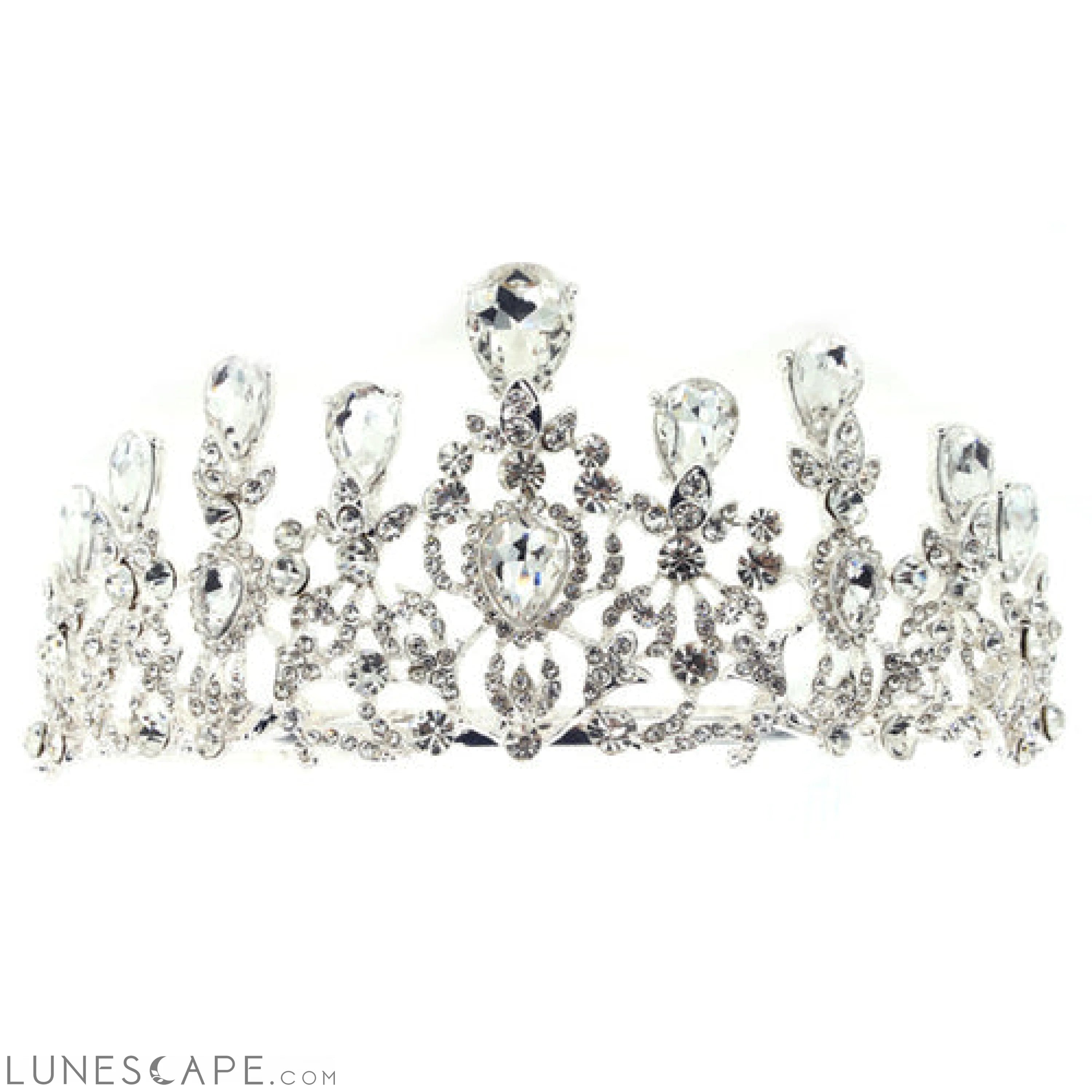 Rhinestone Bridal Tiara LUNESCAPE
