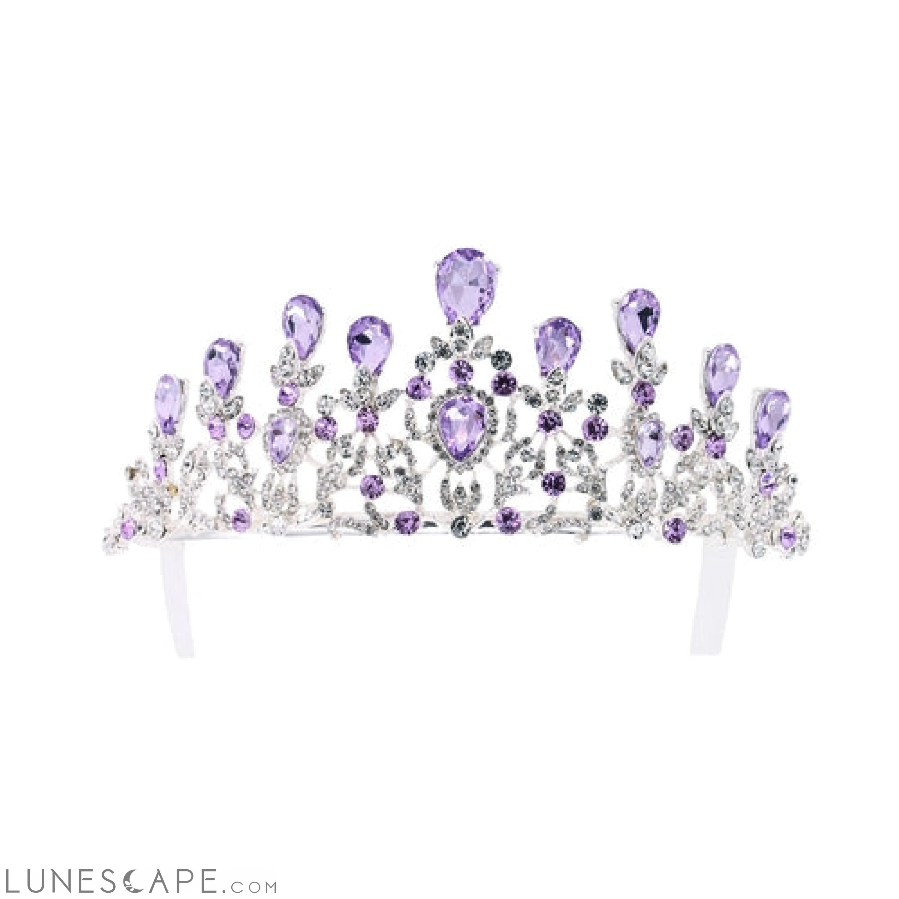 Rhinestone Bridal Tiara LUNESCAPE