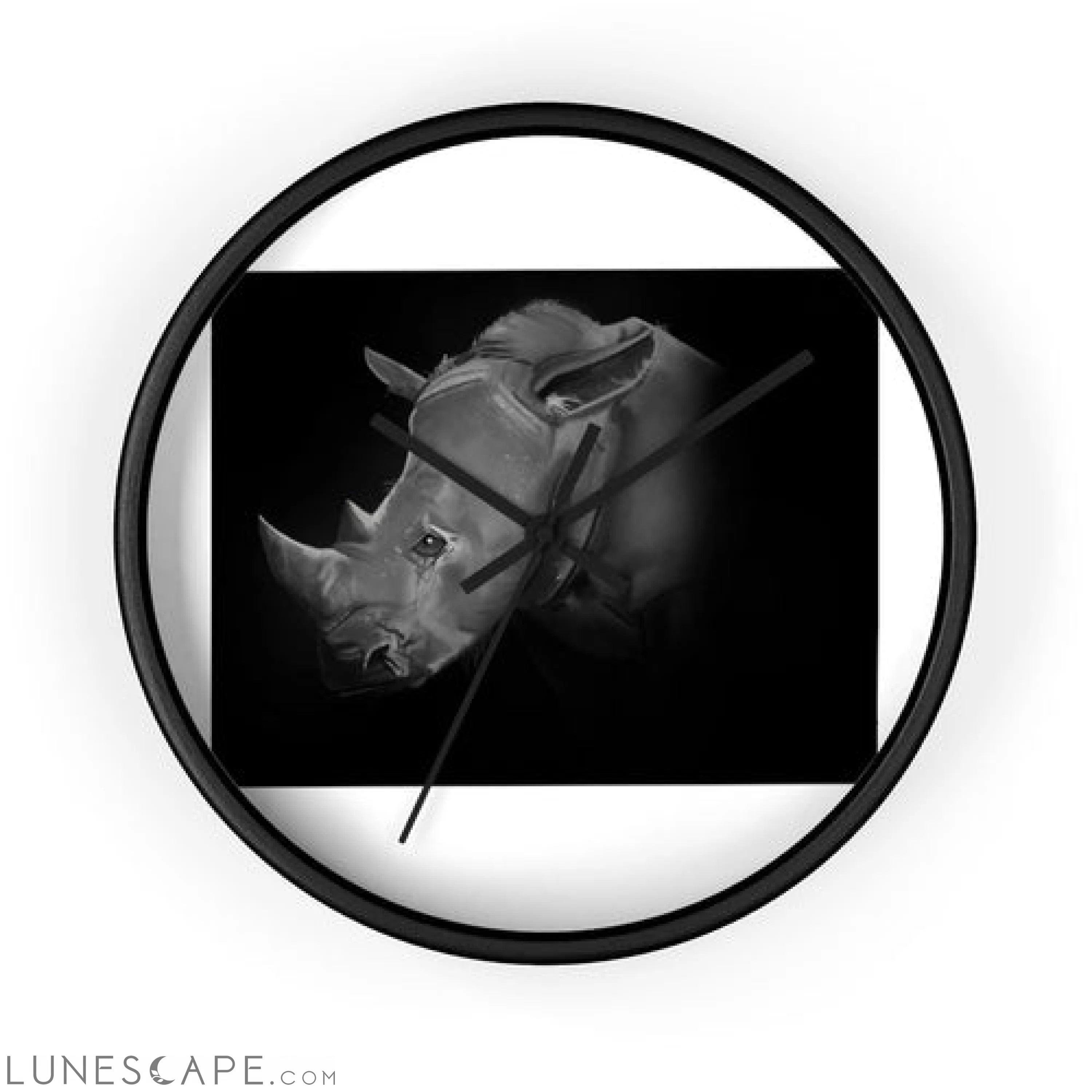 Rhino Wall clock LUNESCAPE
