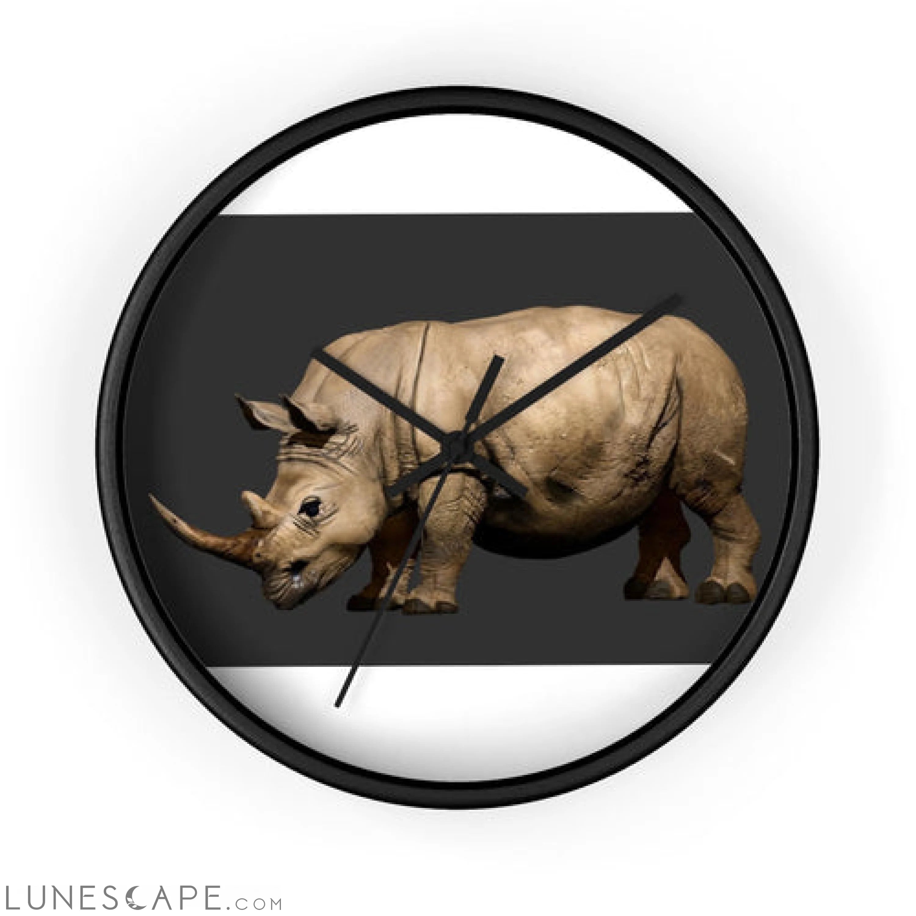 Rhino Wall clock LUNESCAPE
