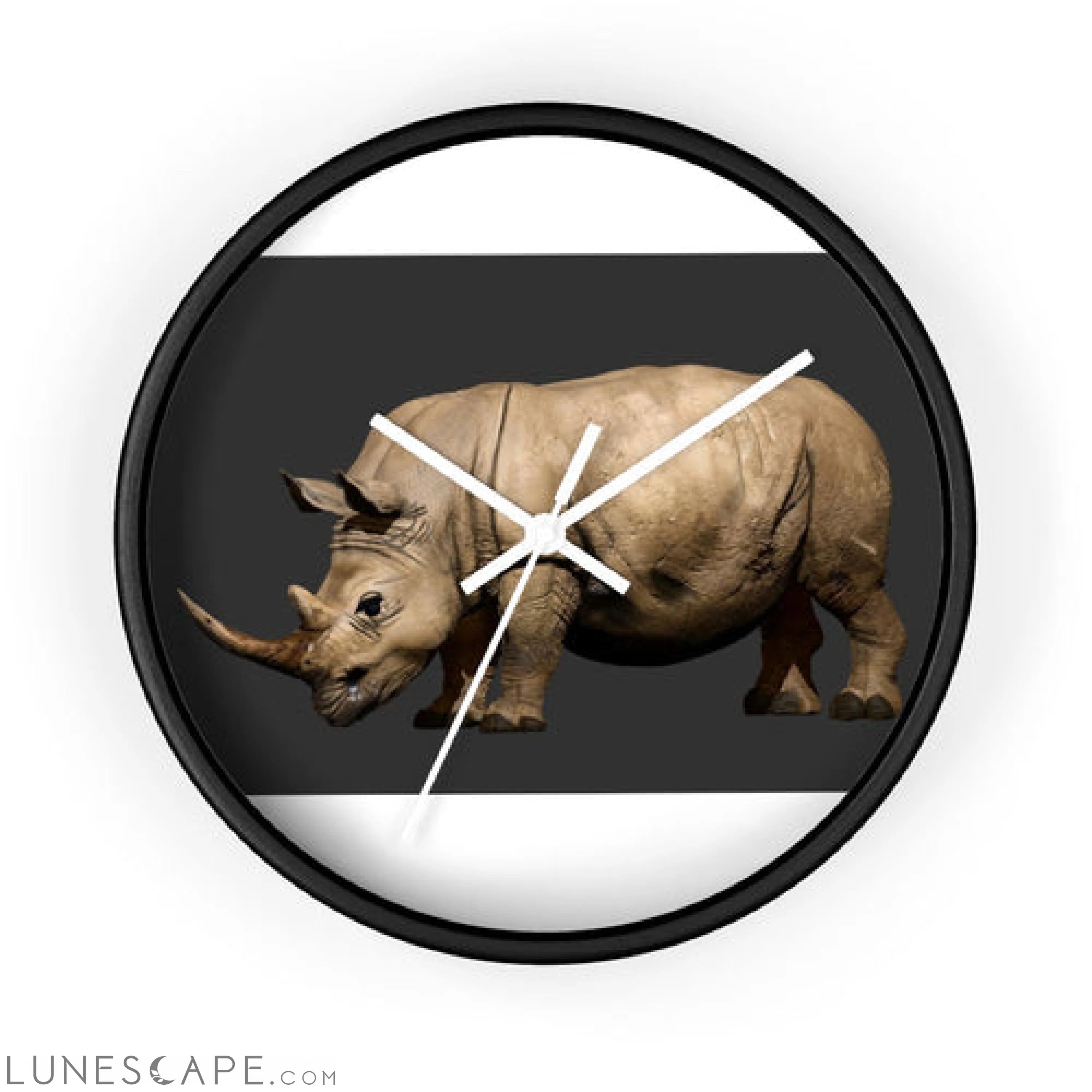 Rhino Wall clock LUNESCAPE
