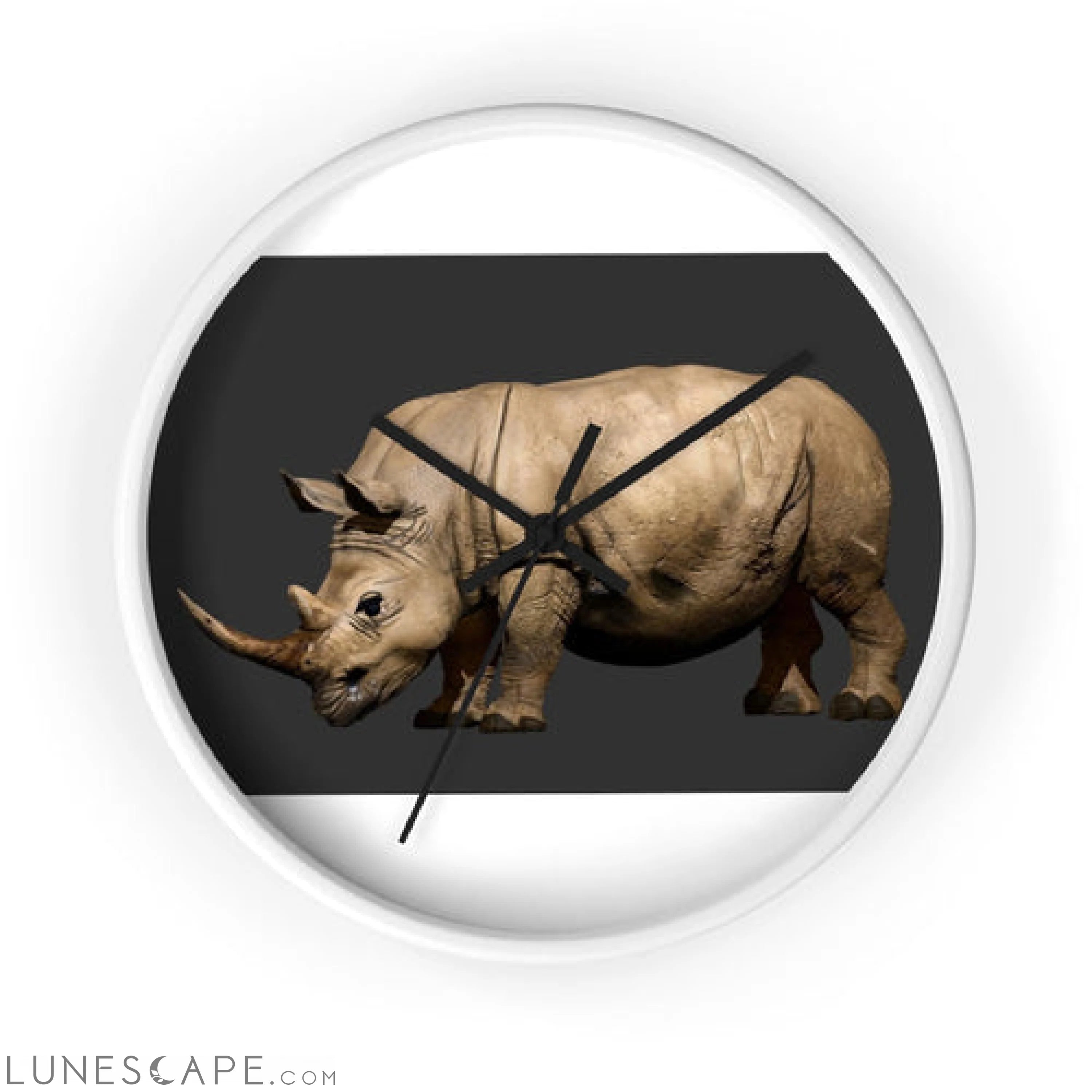 Rhino Wall clock LUNESCAPE
