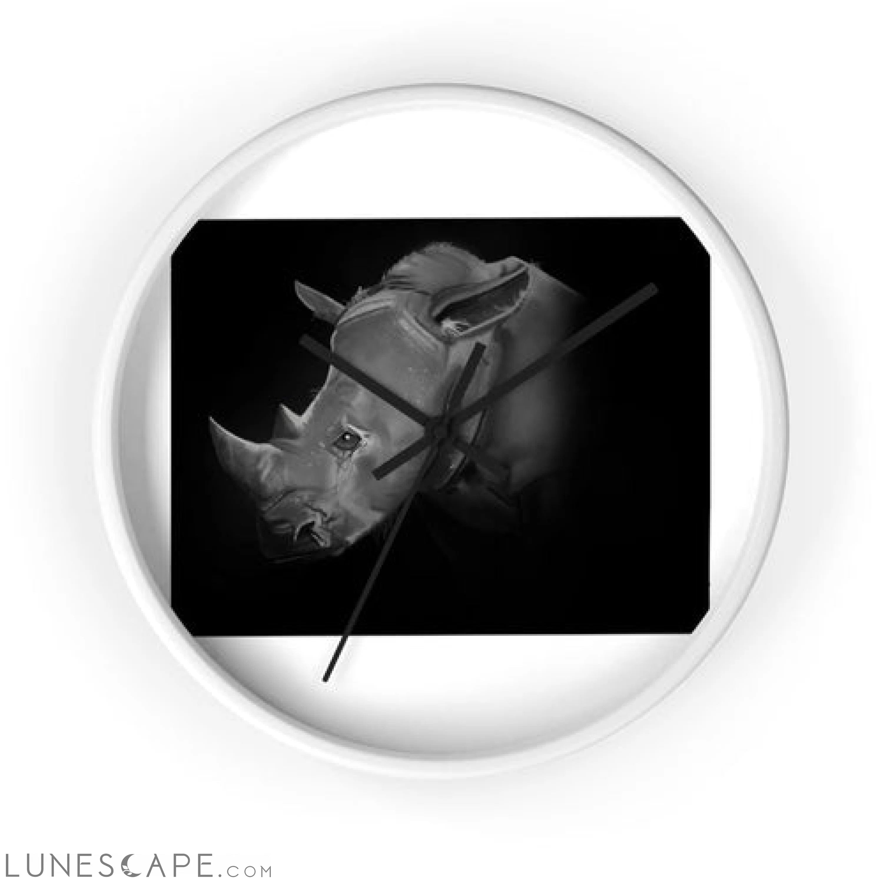 Rhino Wall clock LUNESCAPE