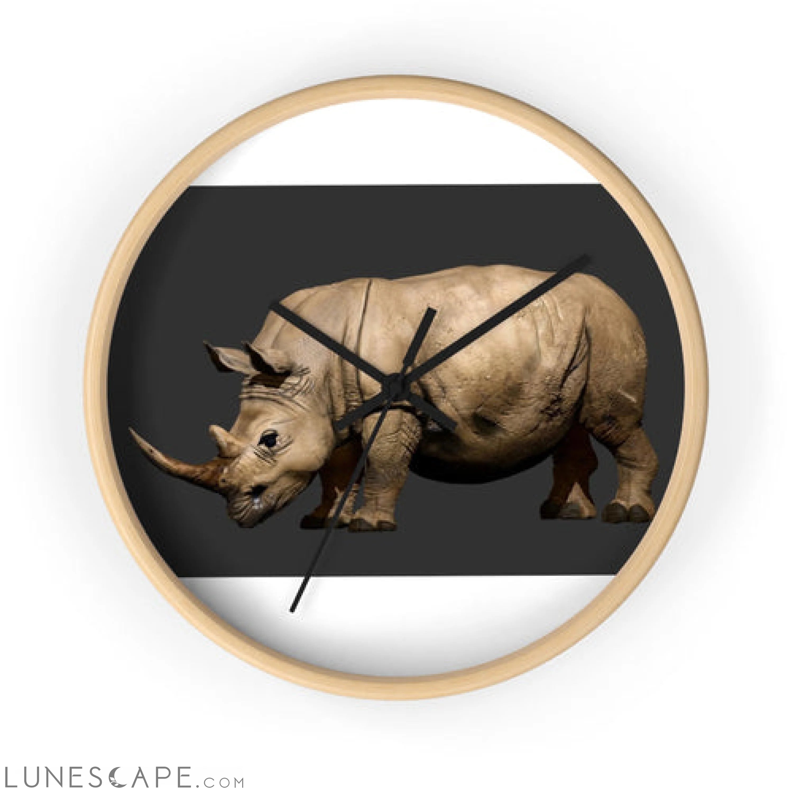 Rhino Wall clock LUNESCAPE