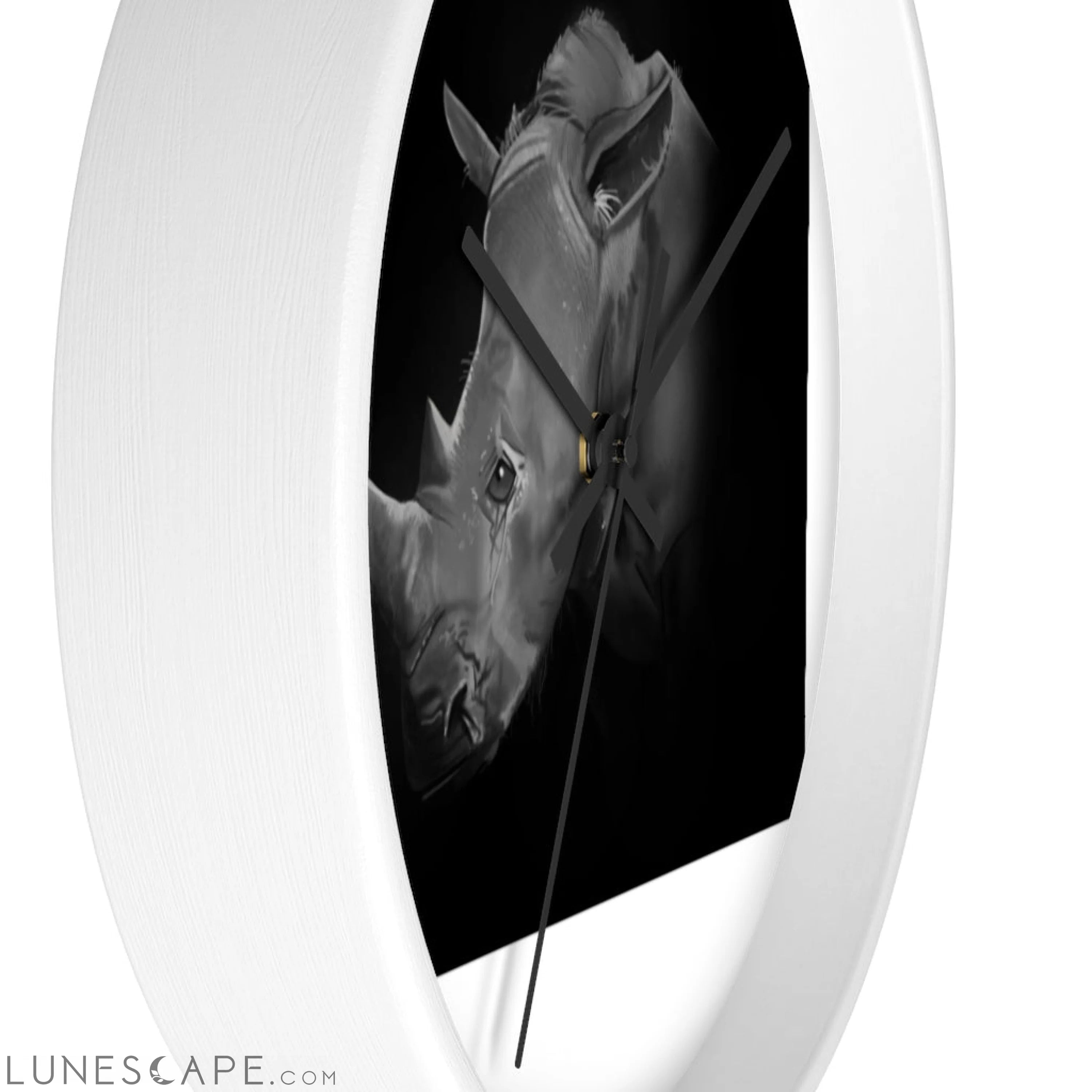 Rhino Wall clock LUNESCAPE