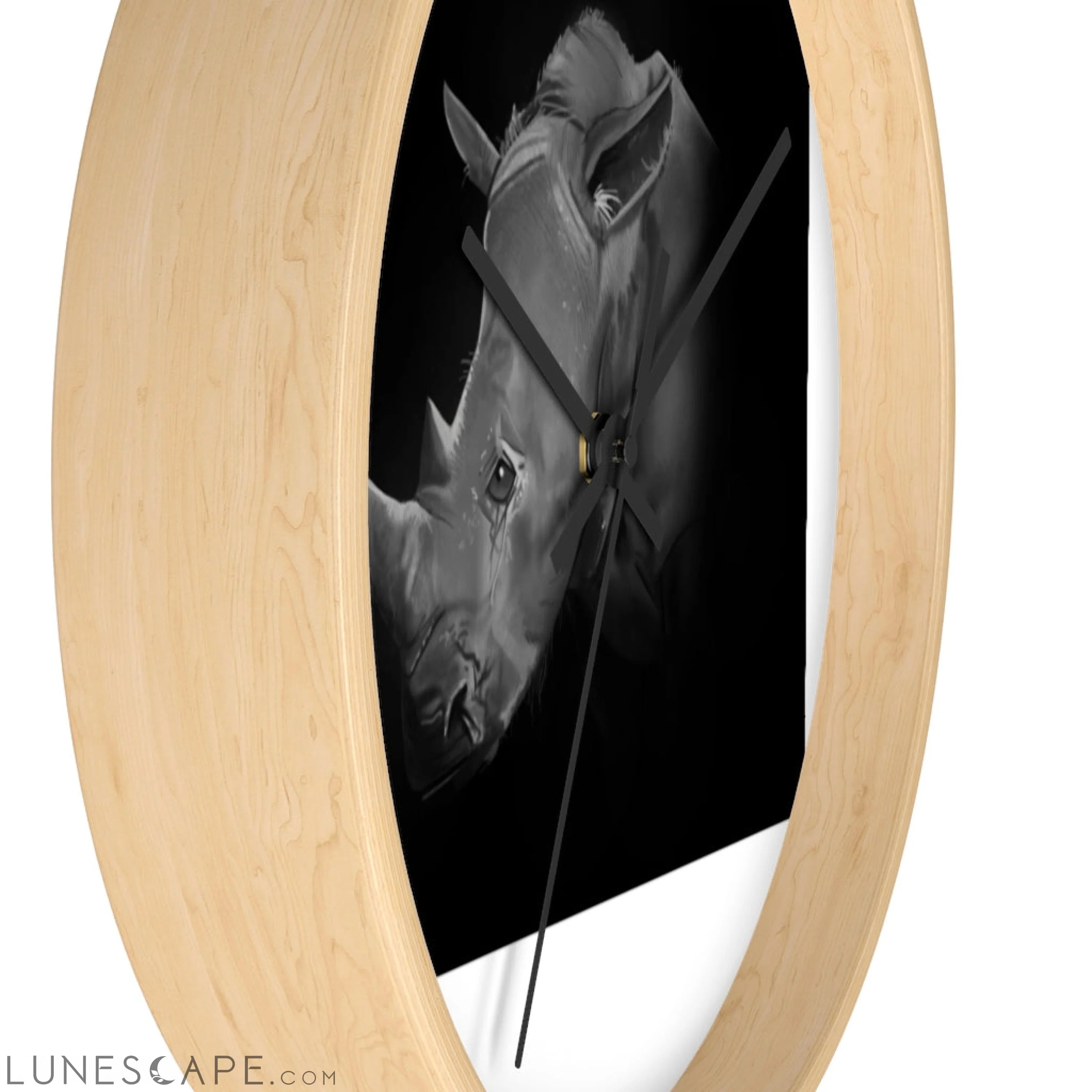 Rhino Wall clock LUNESCAPE