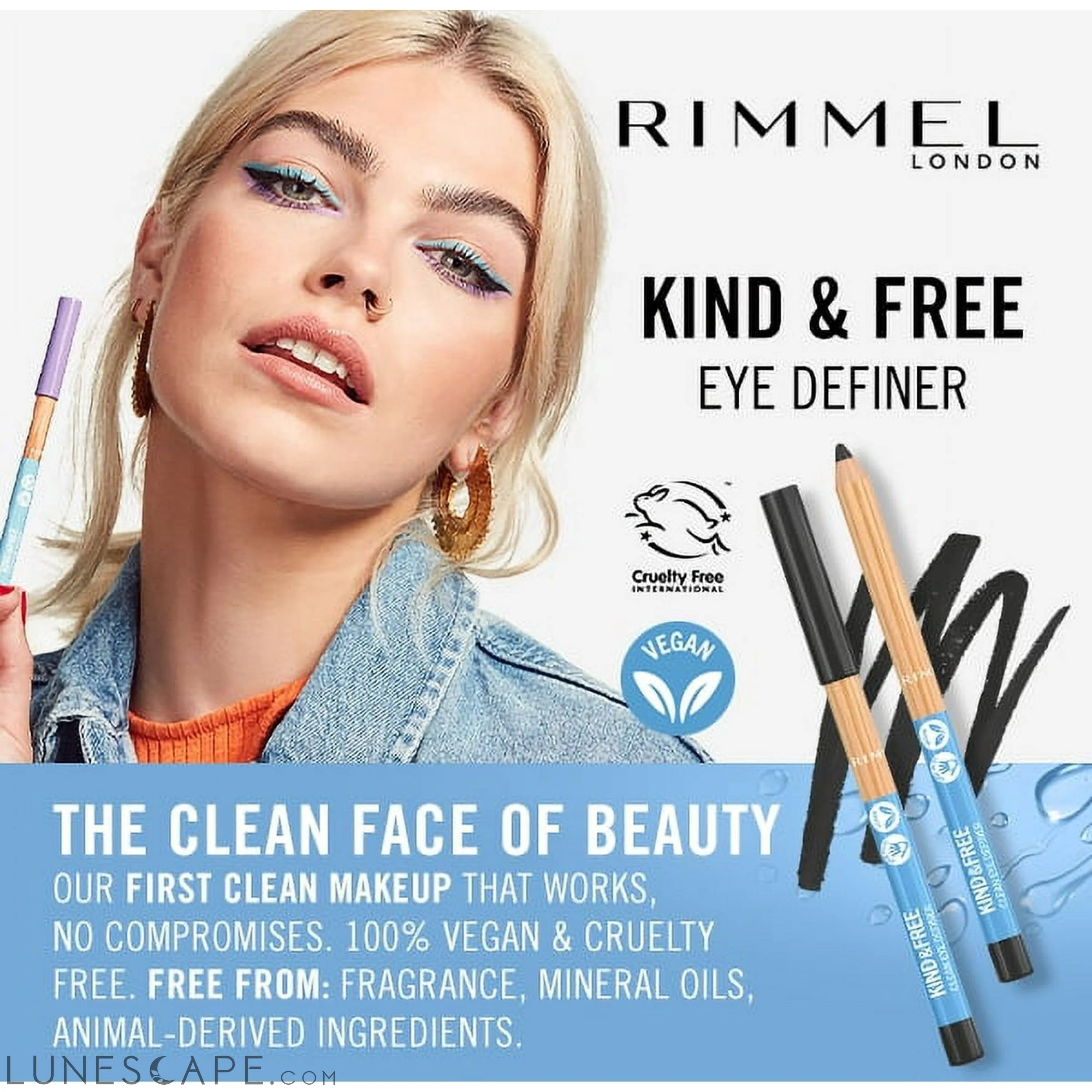 RIMMEL Kind & Free Clean Eyeliner Pencil LUNESCAPE