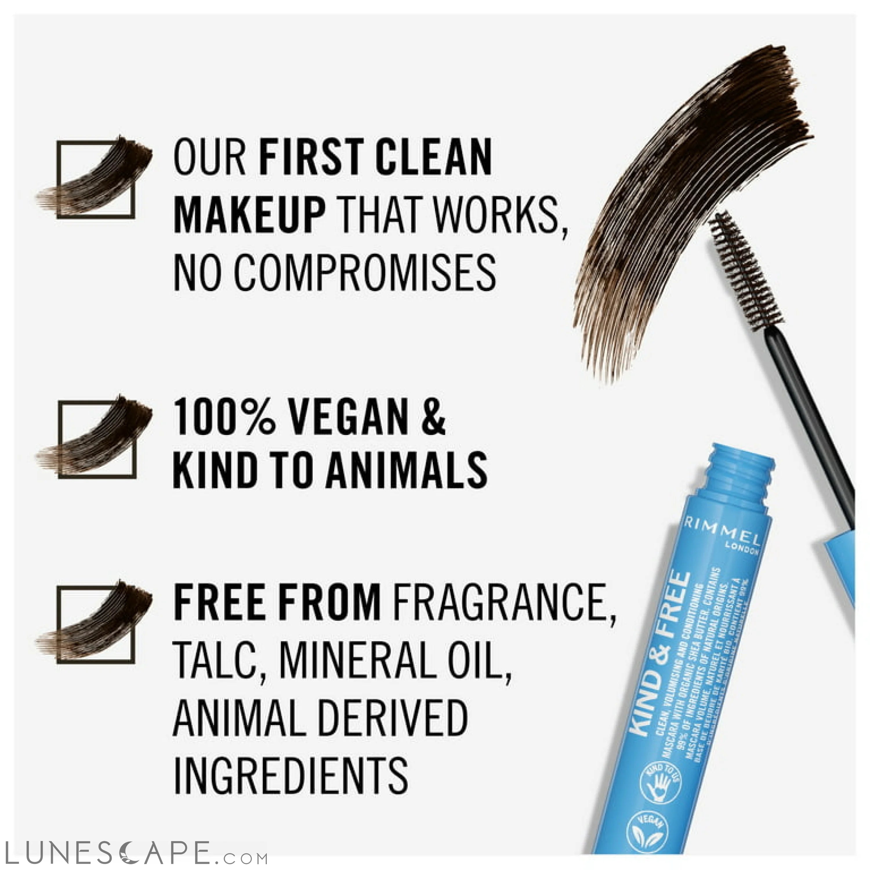 RIMMEL Kind & Free Clean Mascara LUNESCAPE