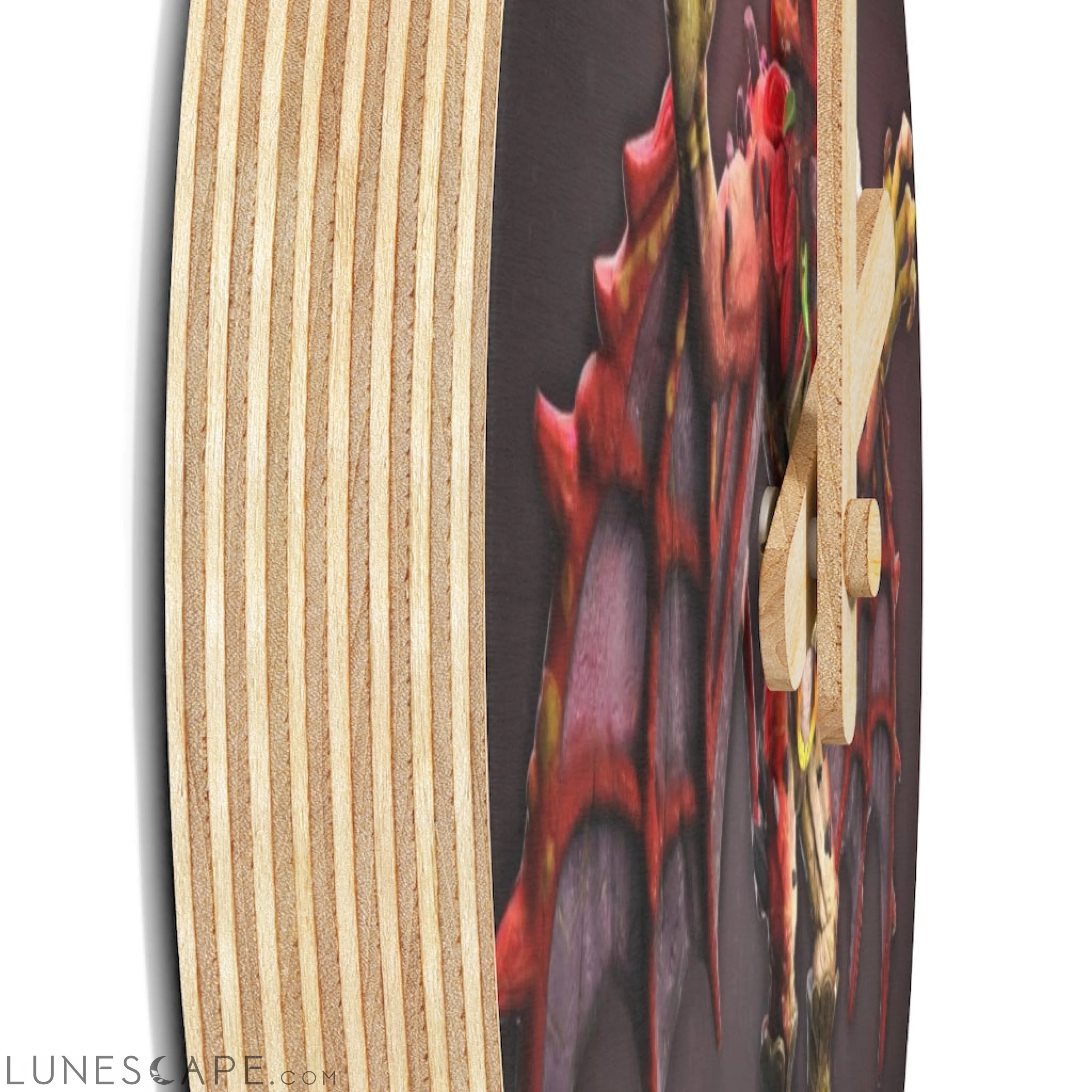 Rock Creature Wooden Wall Clock LUNESCAPE