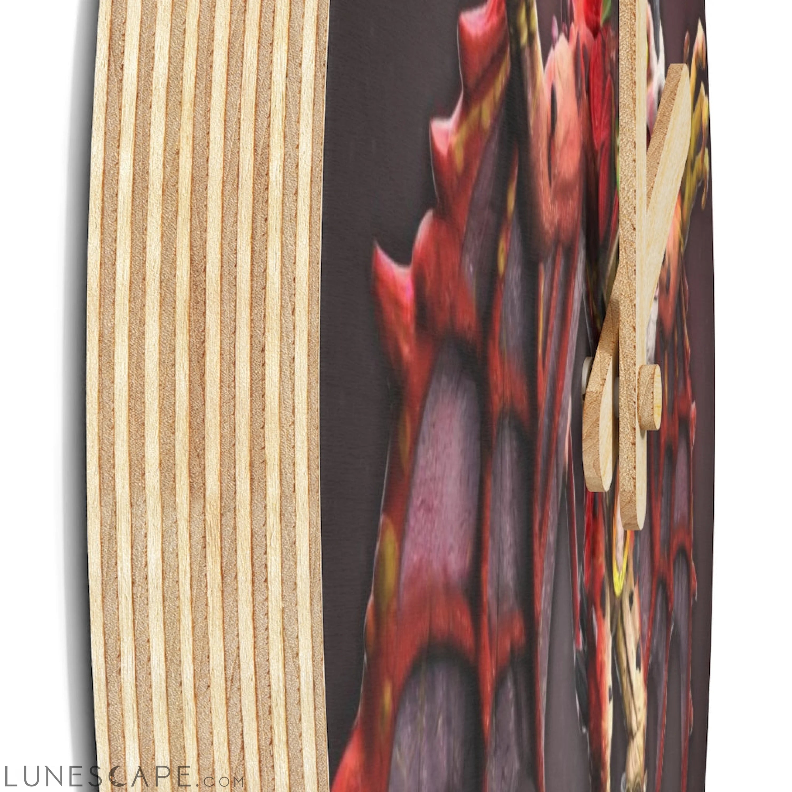 Rock Creature Wooden Wall Clock LUNESCAPE