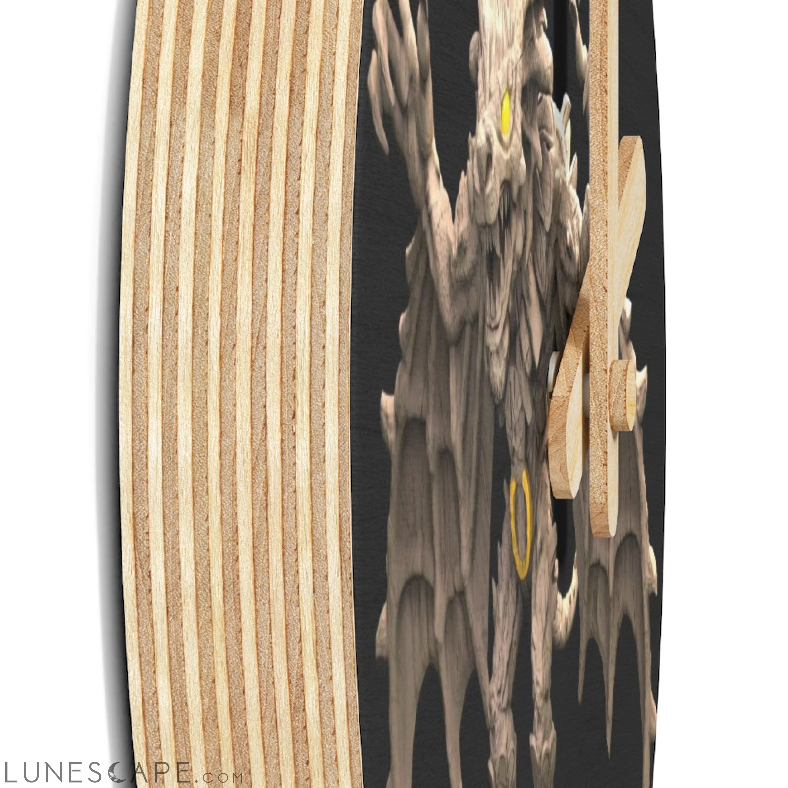 Rock Creature Wooden Wall Clock LUNESCAPE