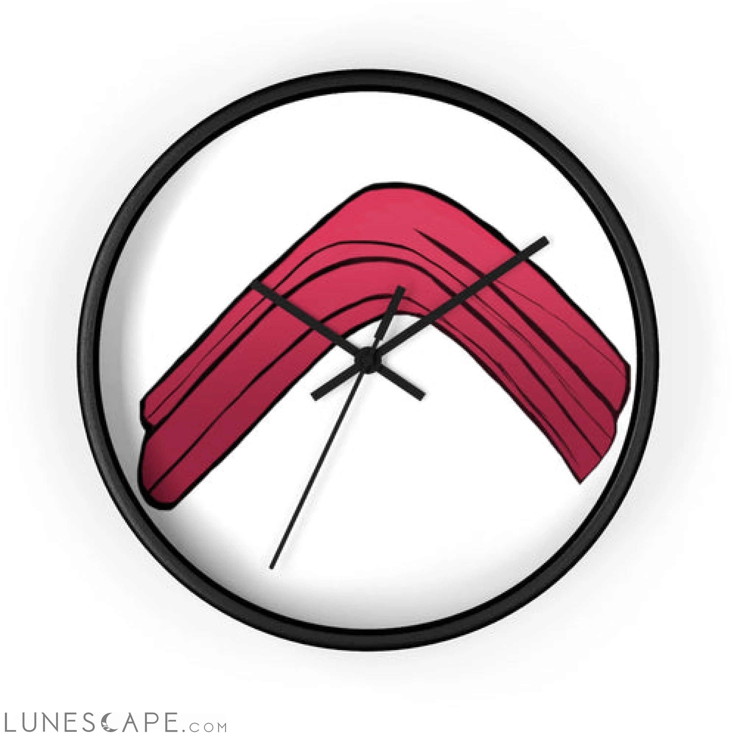 Rock Wall clock LUNESCAPE