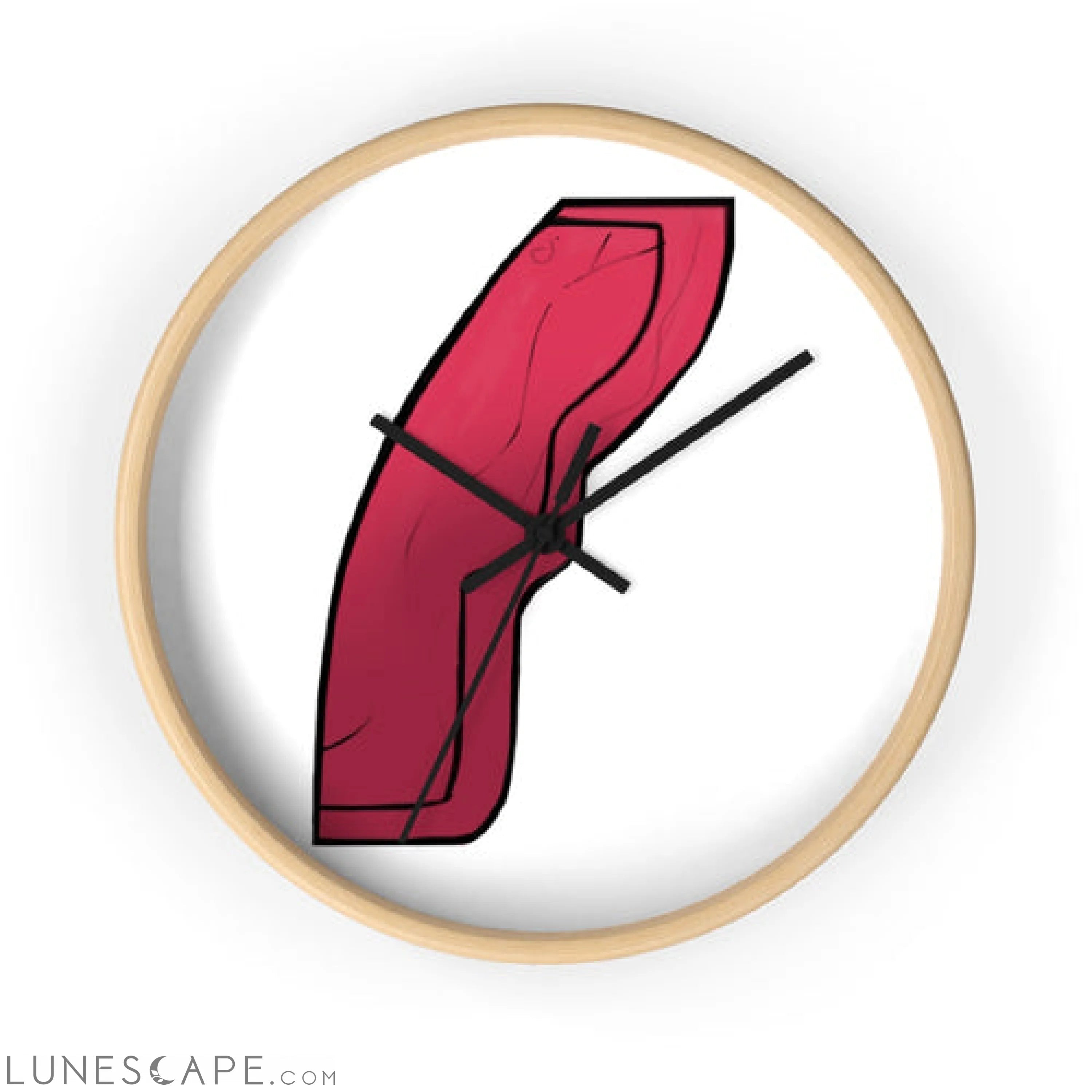 Rock Wall clock LUNESCAPE