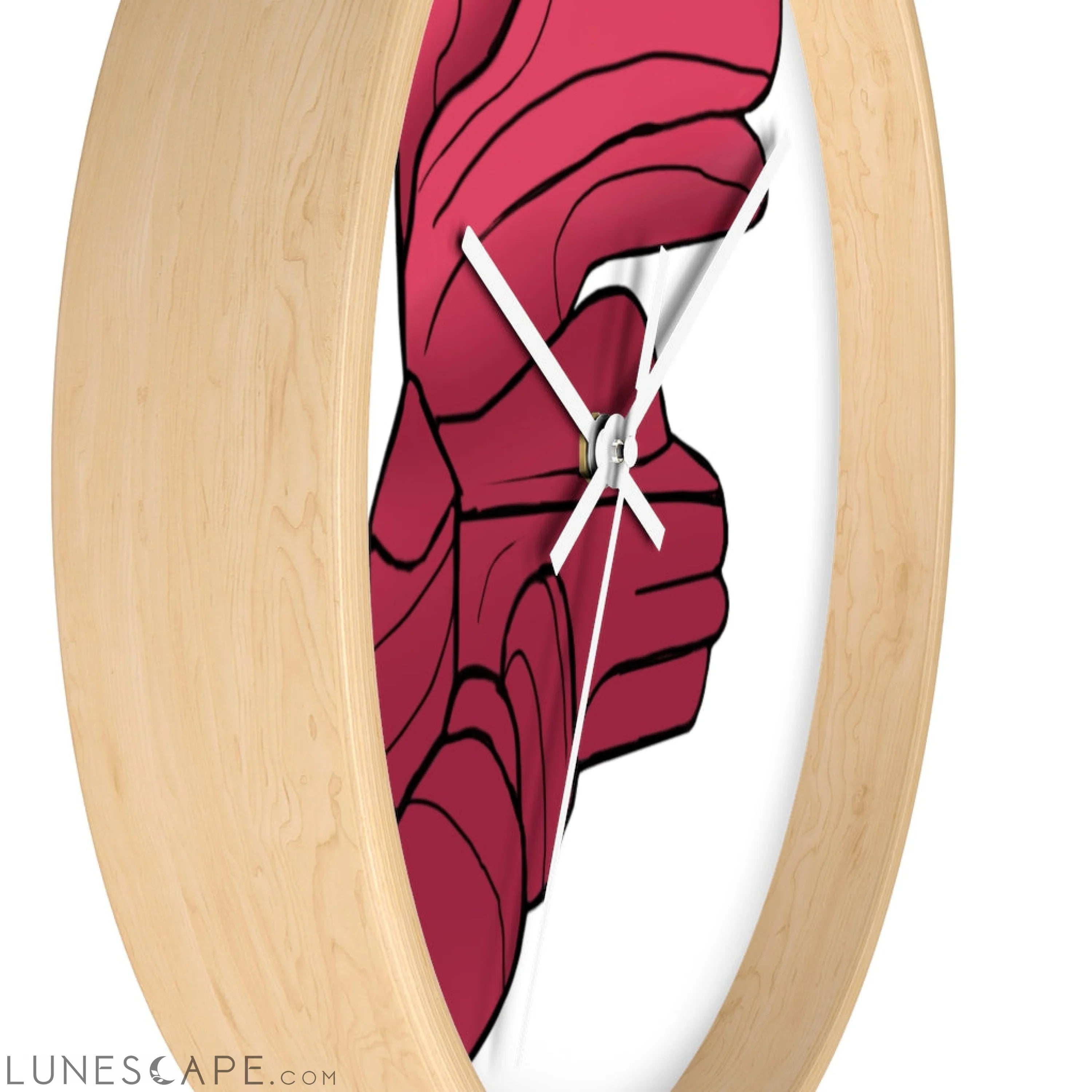 Rock Wall clock LUNESCAPE