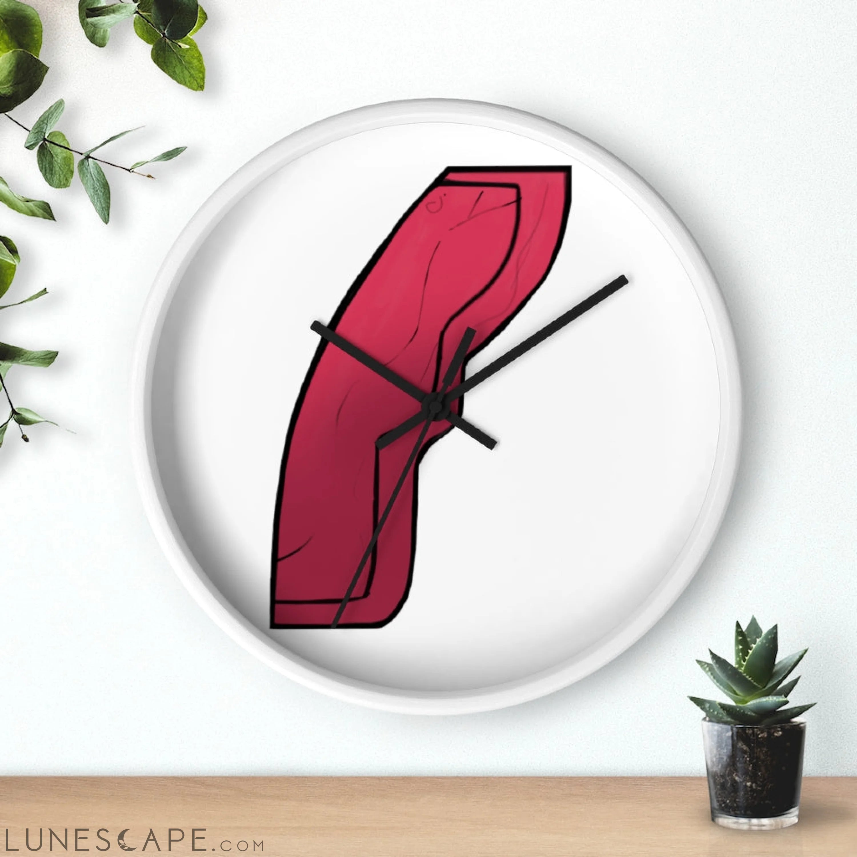 Rock Wall clock LUNESCAPE