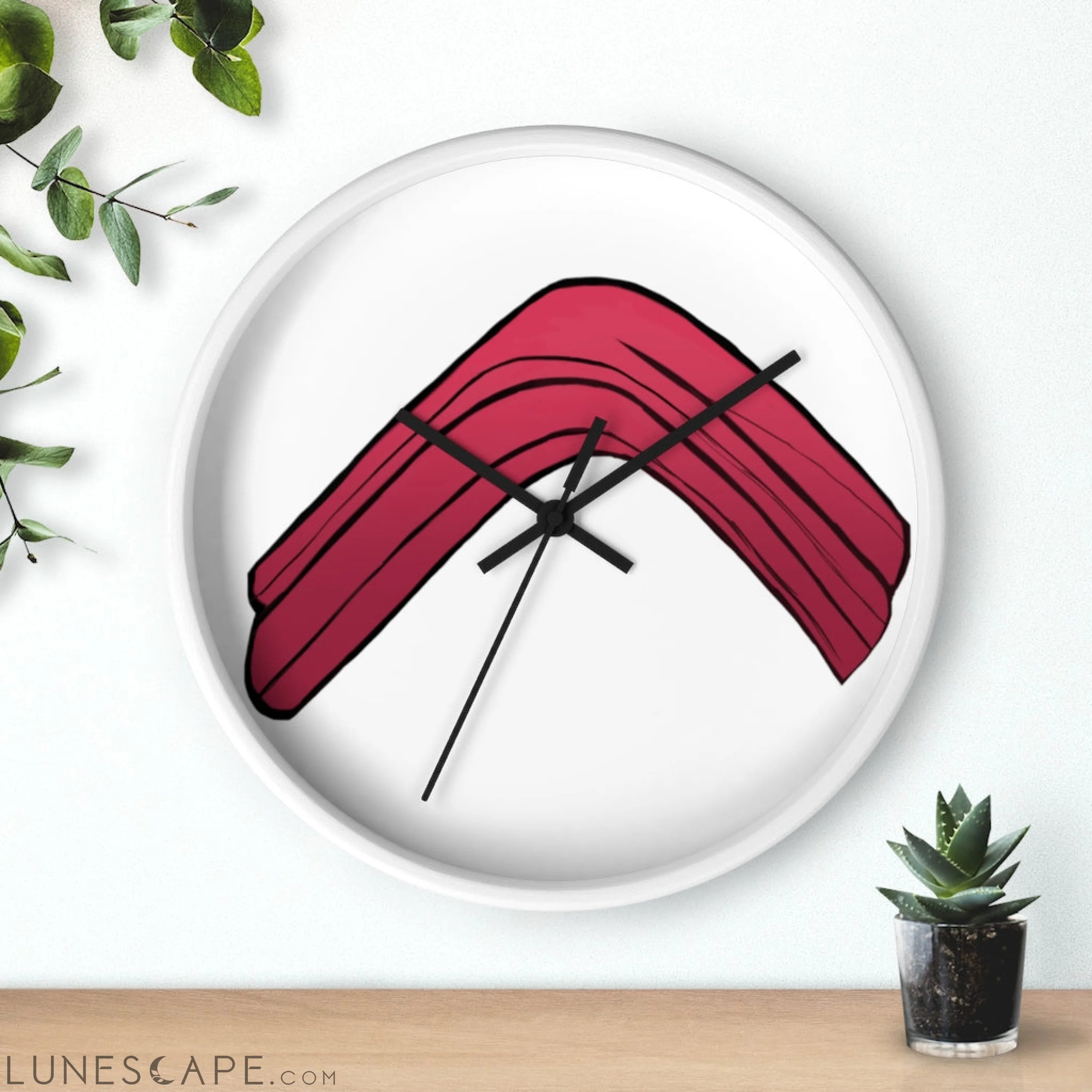 Rock Wall clock LUNESCAPE