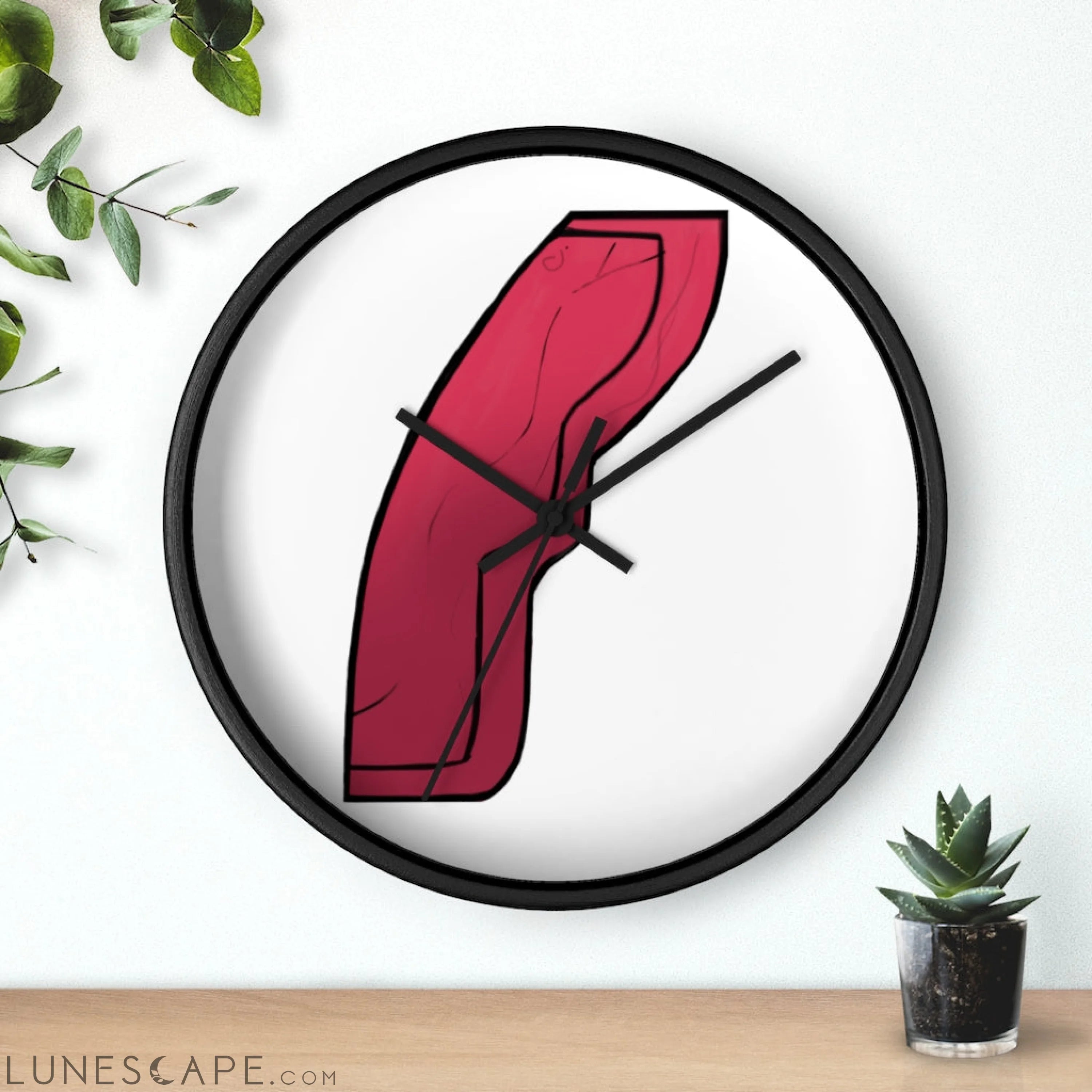 Rock Wall clock LUNESCAPE