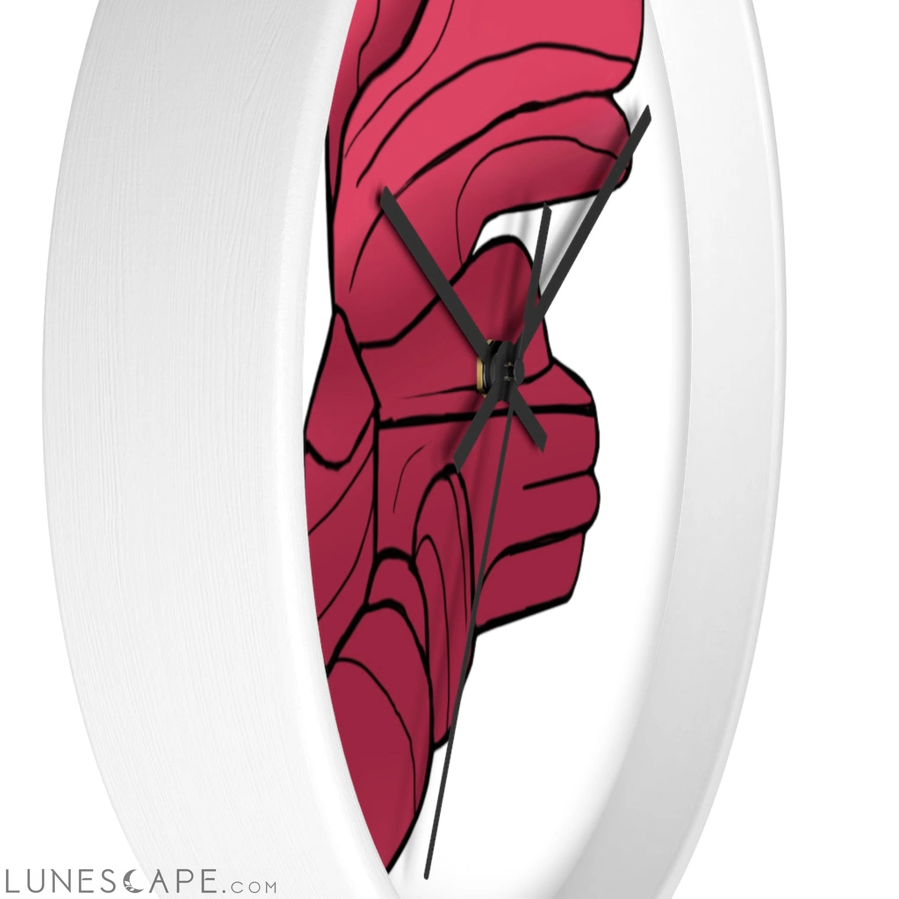 Rock Wall clock LUNESCAPE