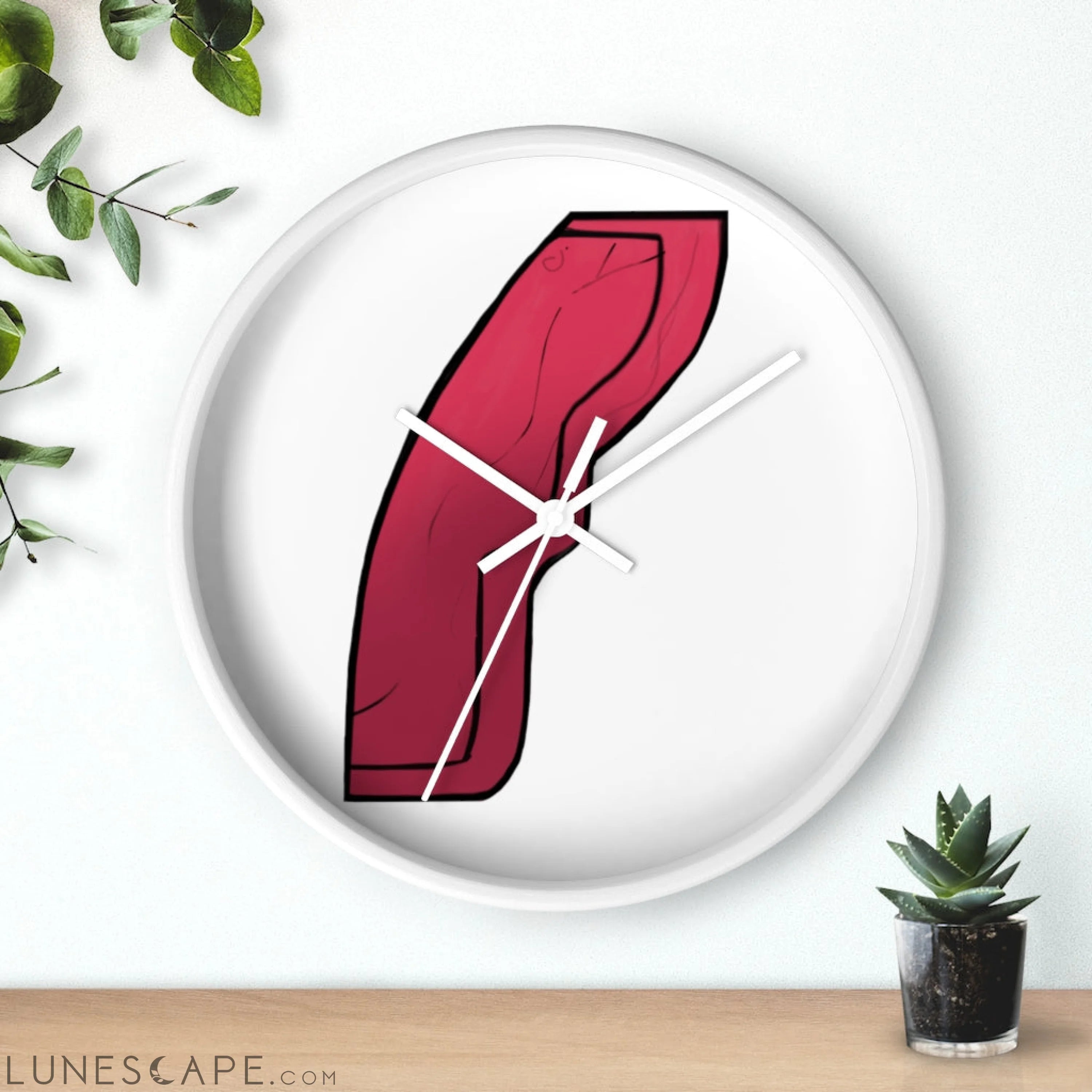 Rock Wall clock LUNESCAPE