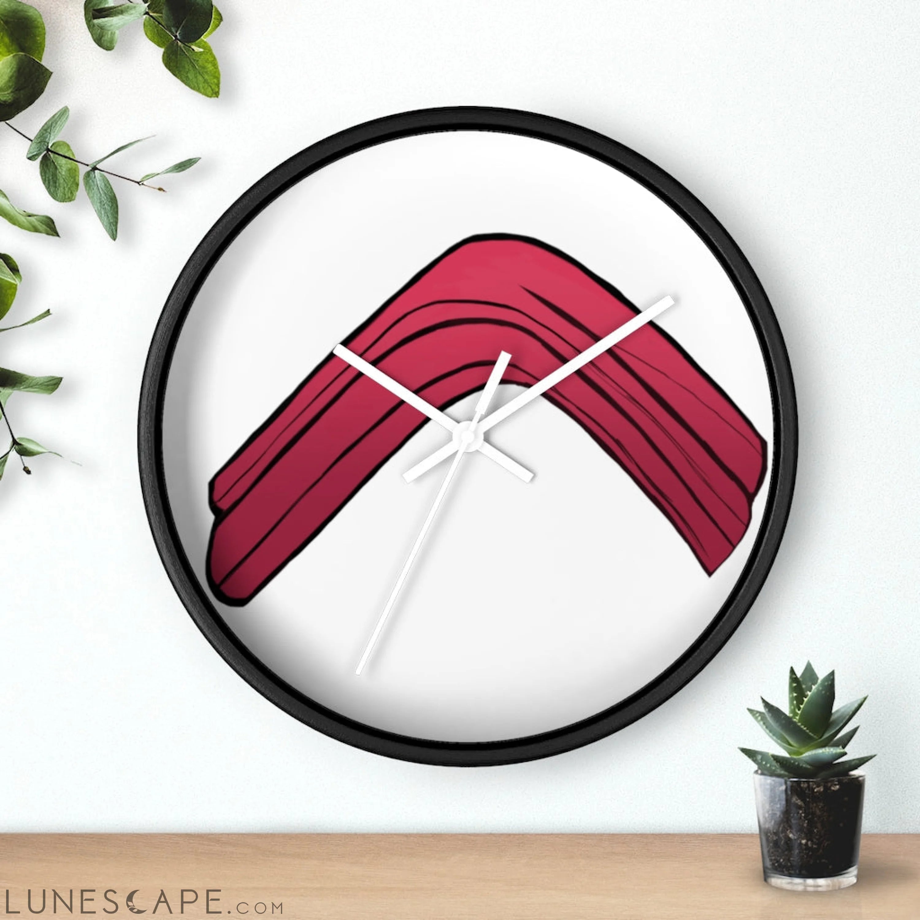 Rock Wall clock LUNESCAPE