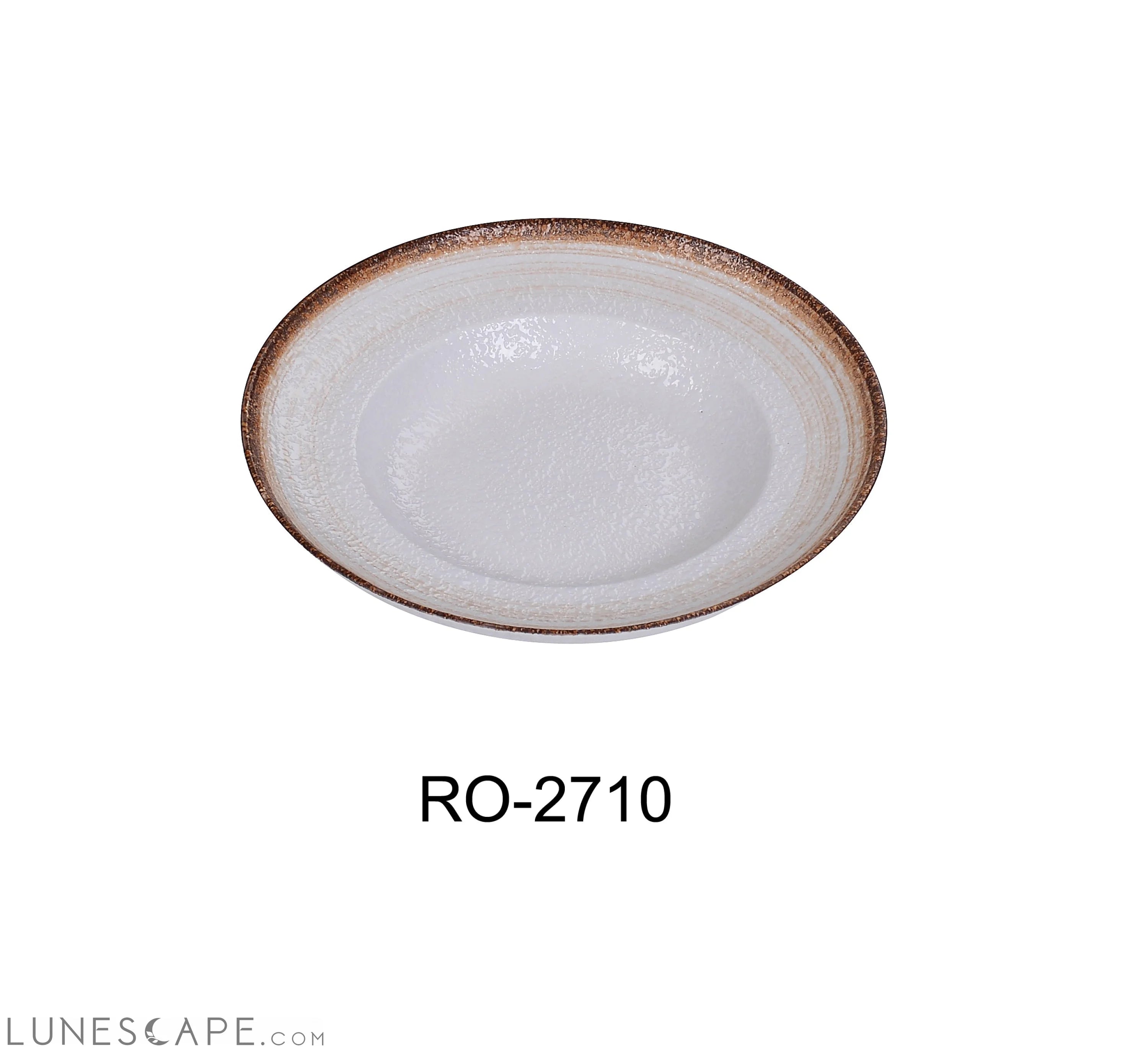 Rockeye-2 10 1/2" X 2" MEDITERRANEAN PASTA BOWL 18 OZ LUNESCAPE