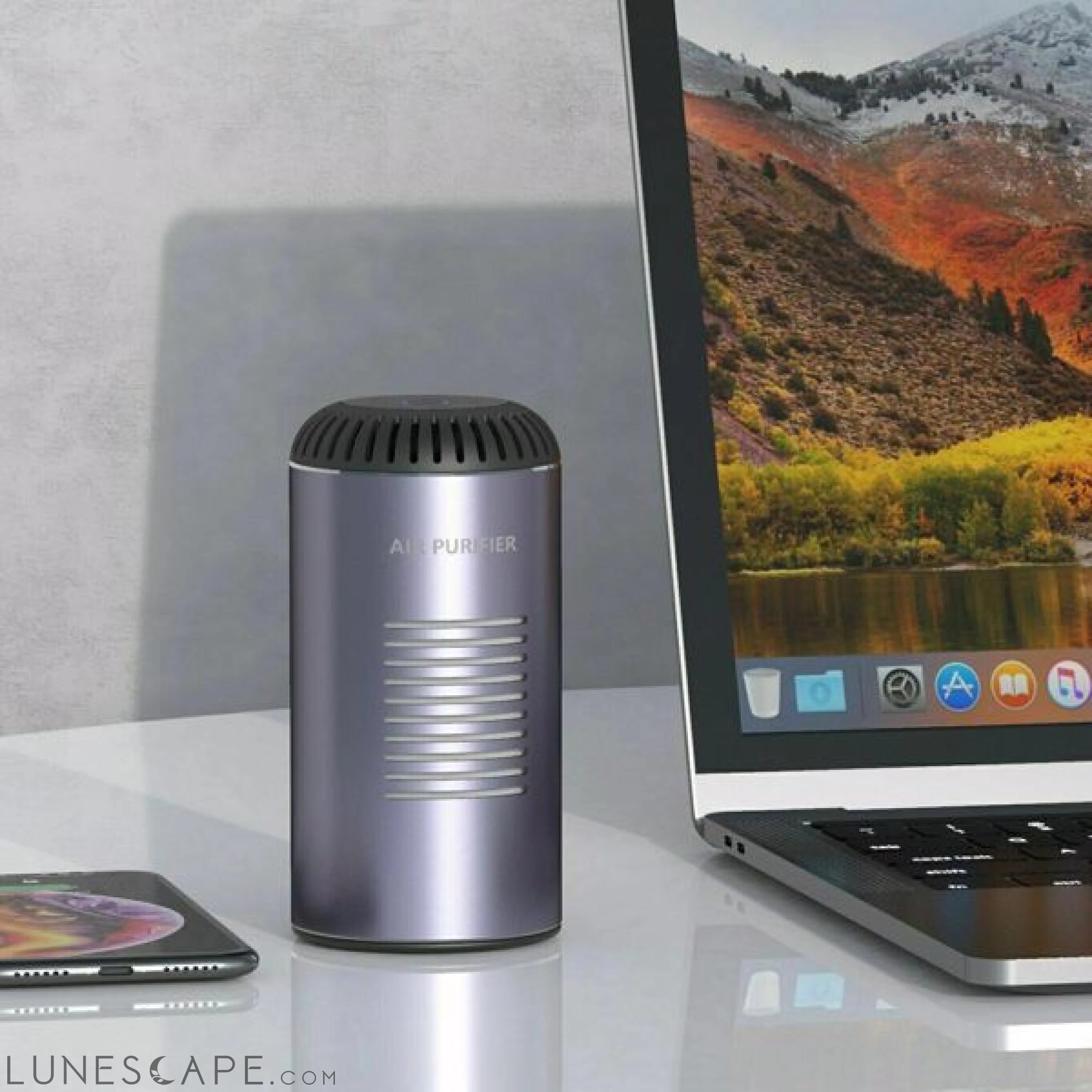 Room Car Air Purifier Home Smoke Cleaner Indoor Dust Odor Remover LUNESCAPE