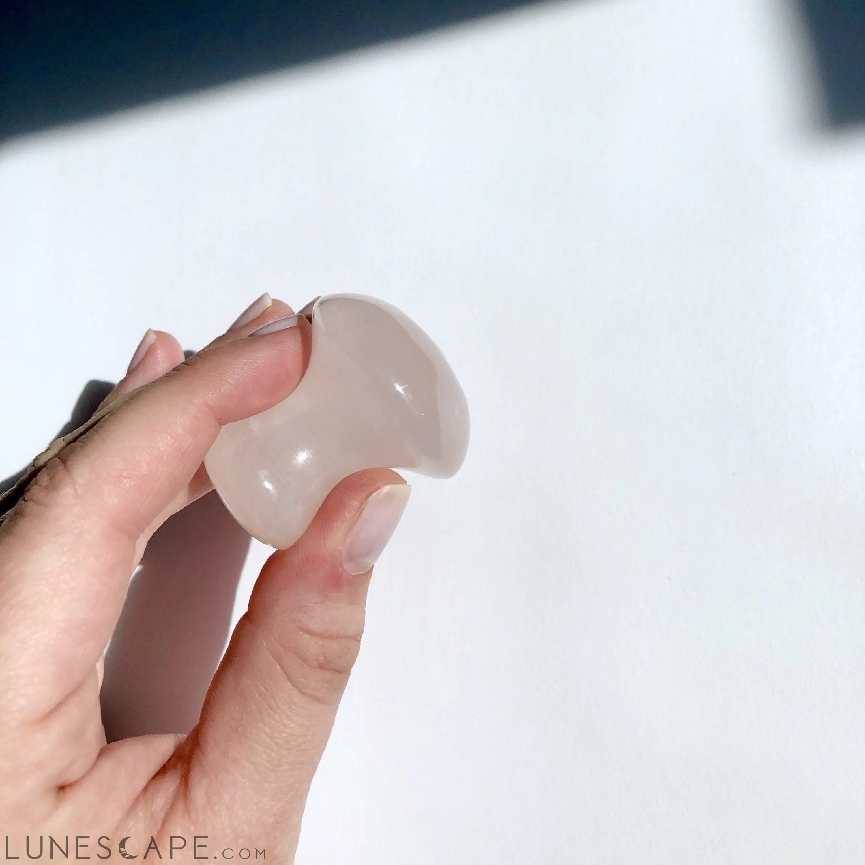 Rose Quartz Facial Tool LUNESCAPE