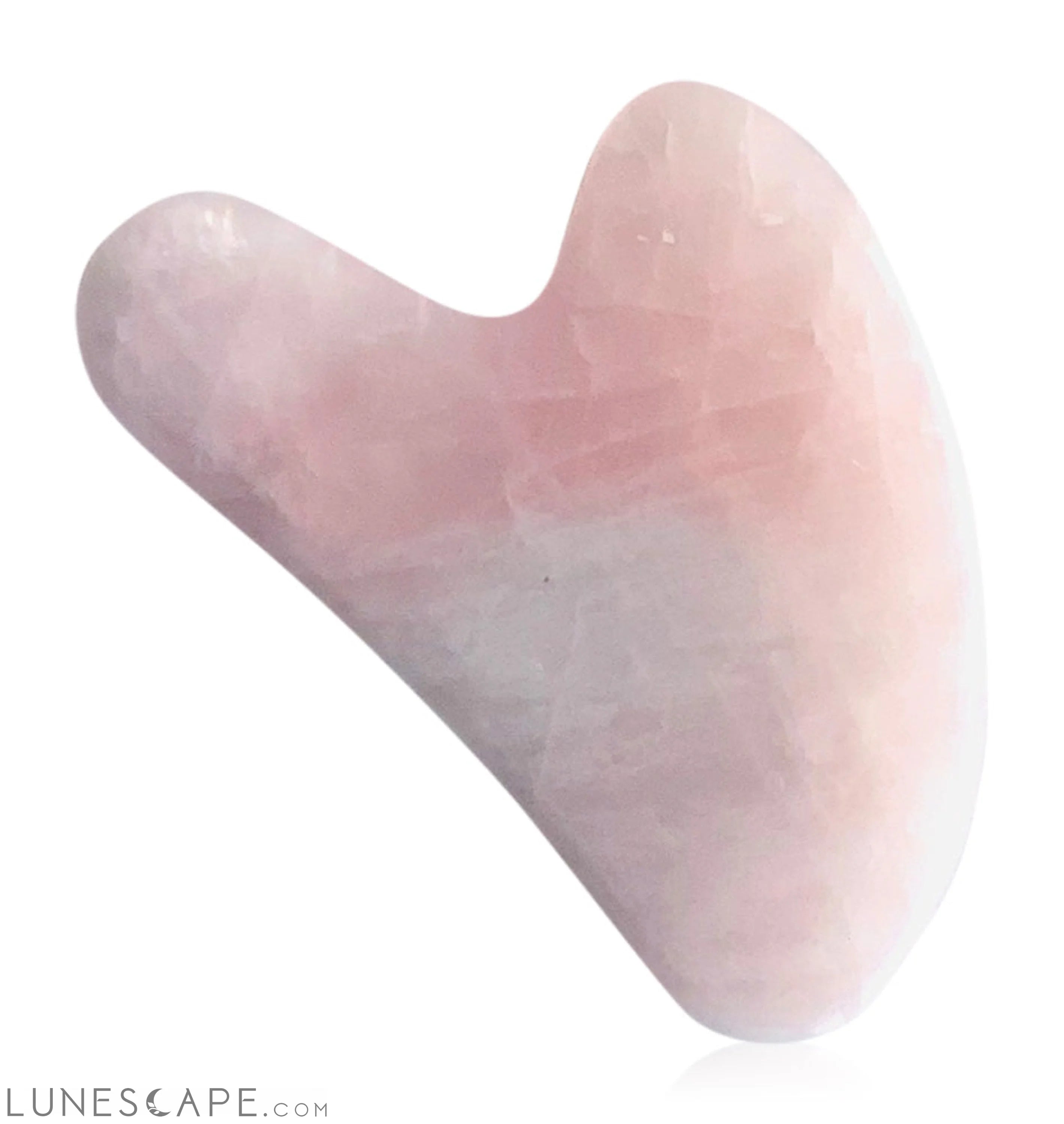 Rose Quartz Heart Gua Sha LUNESCAPE