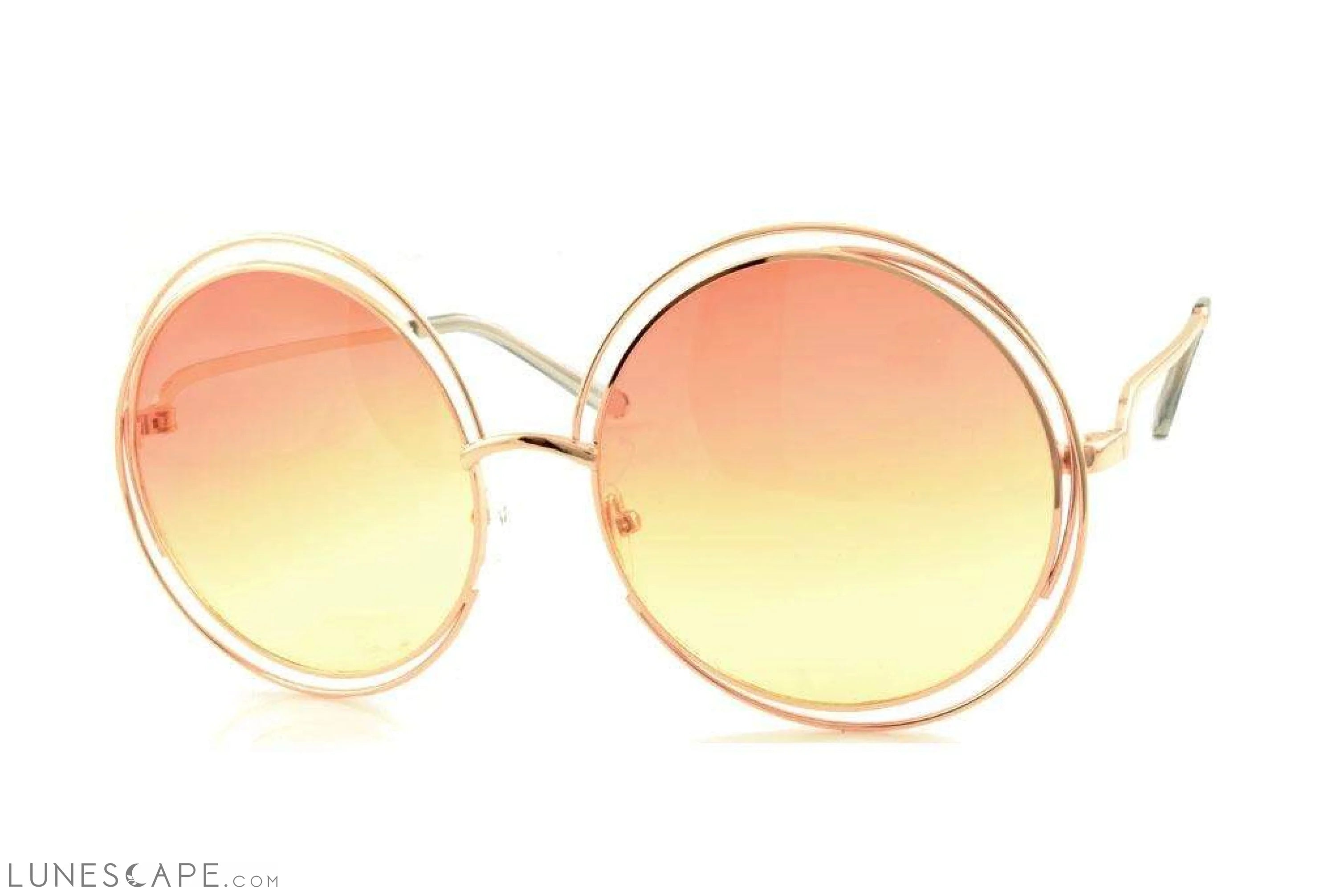 Round Rainbow Sunglasses LUNESCAPE