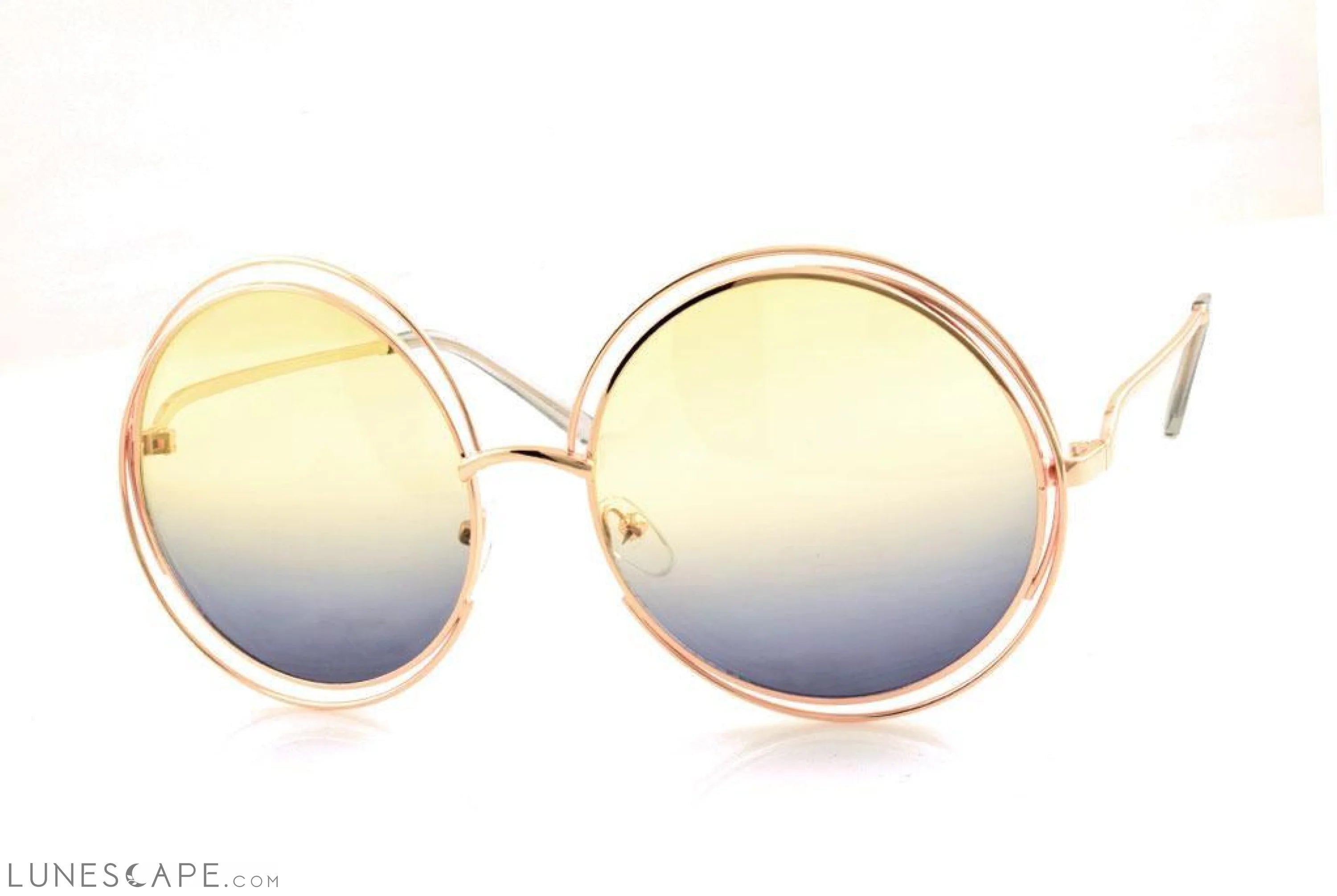 Round Rainbow Sunglasses LUNESCAPE