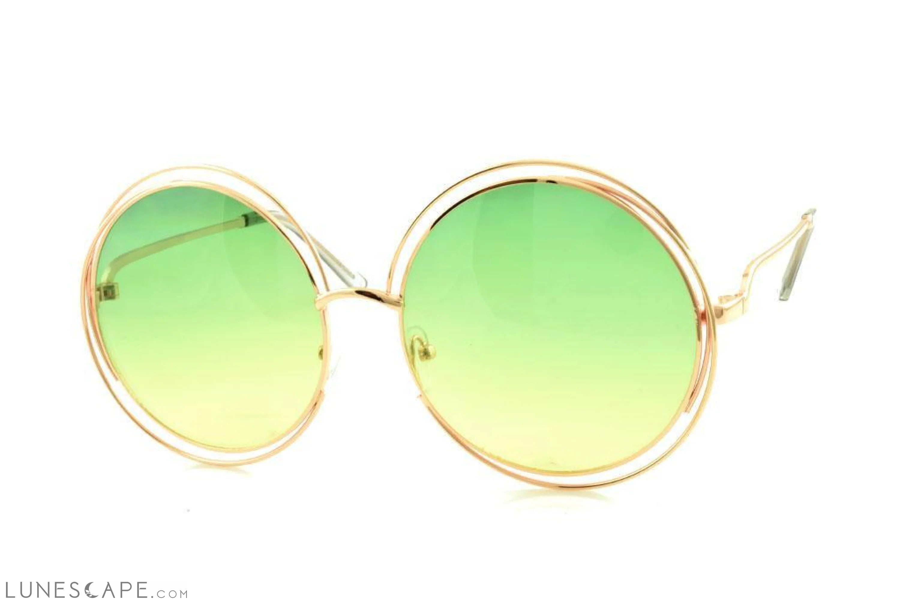 Round Rainbow Sunglasses LUNESCAPE