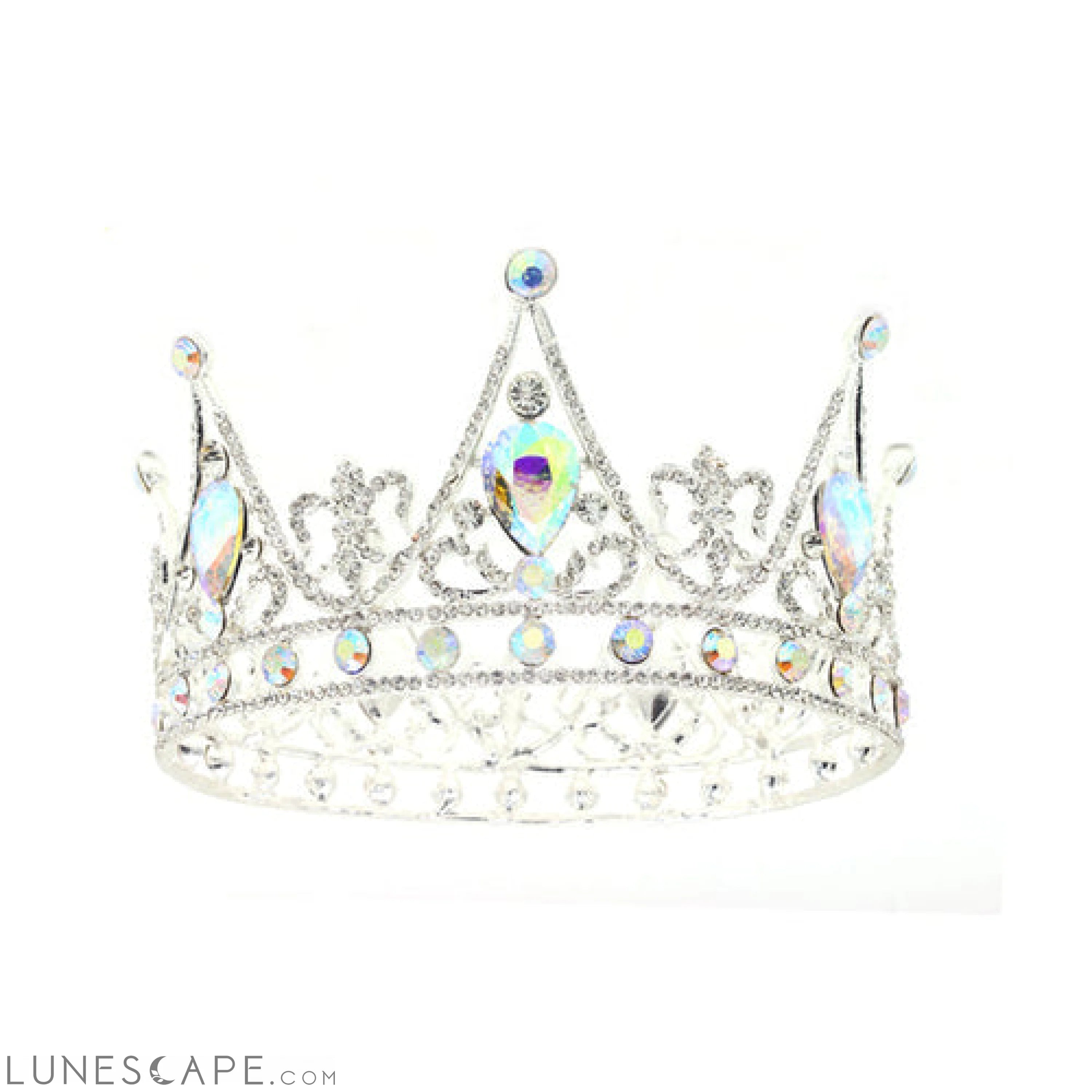 Royal Elegance Gemstone Crown LUNESCAPE