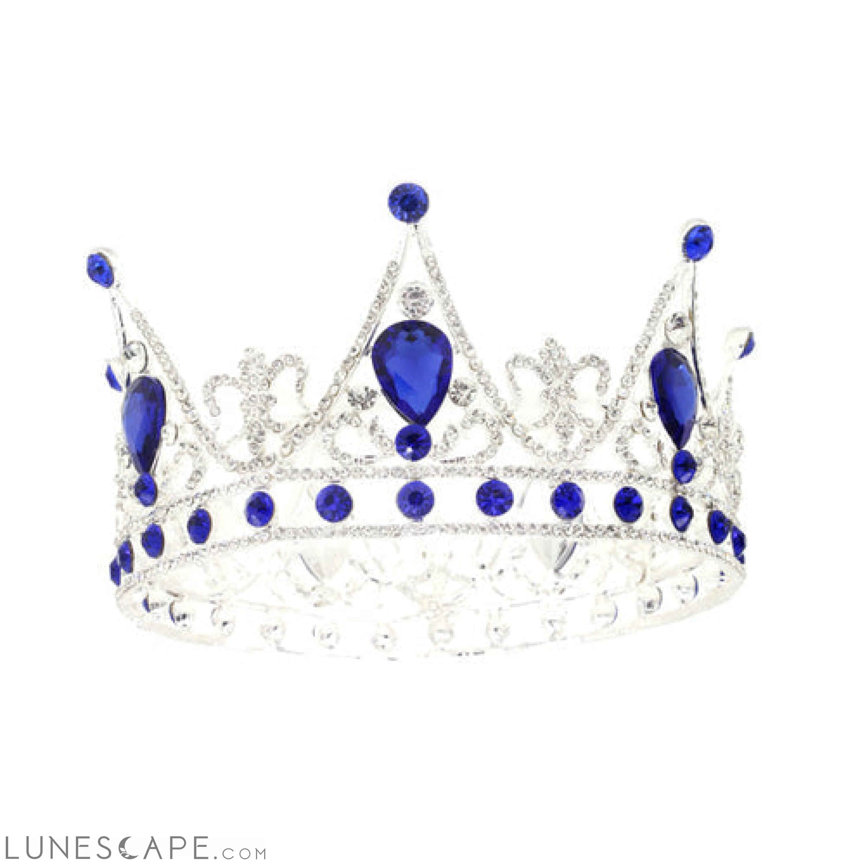 Royal Elegance Gemstone Crown LUNESCAPE