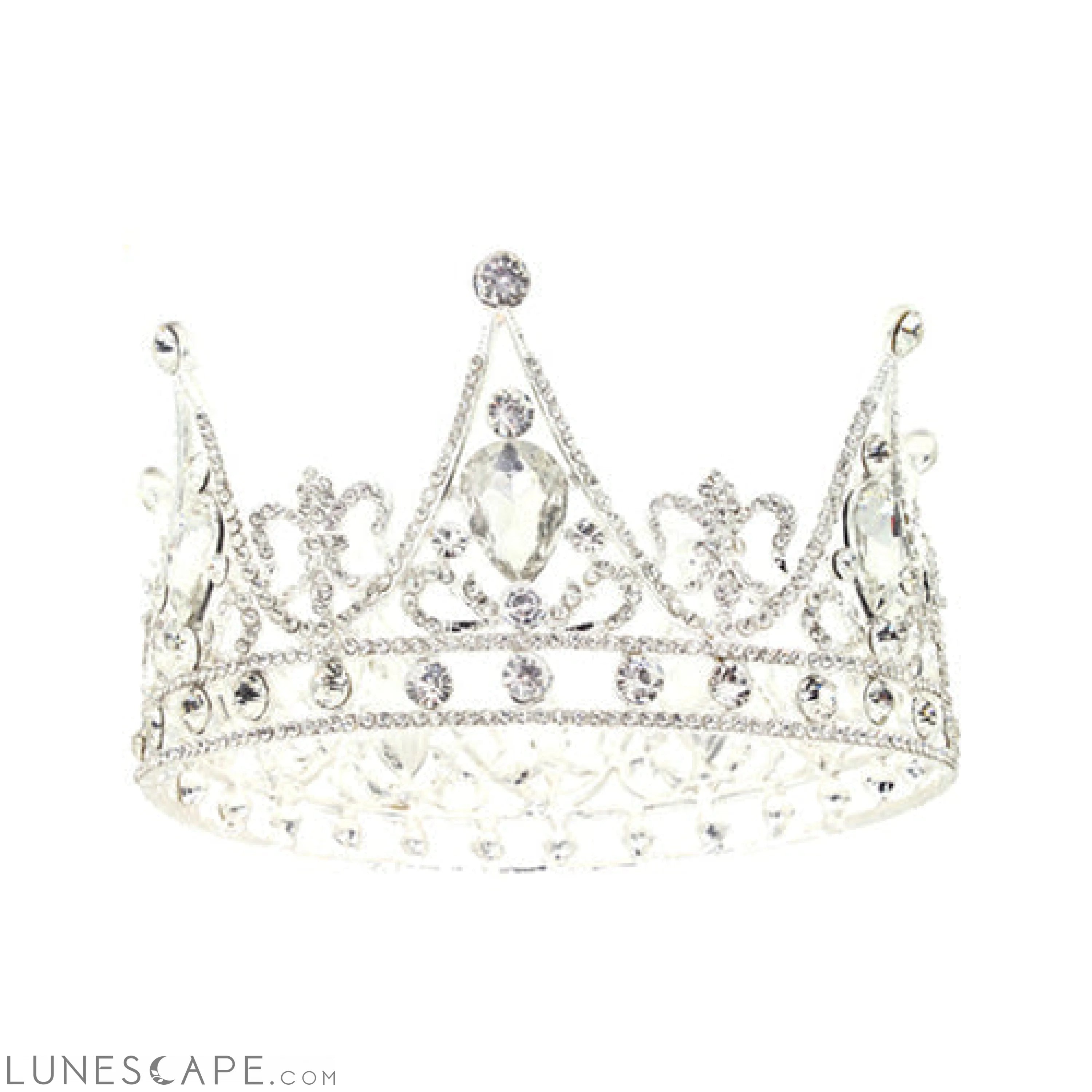 Royal Elegance Gemstone Crown LUNESCAPE