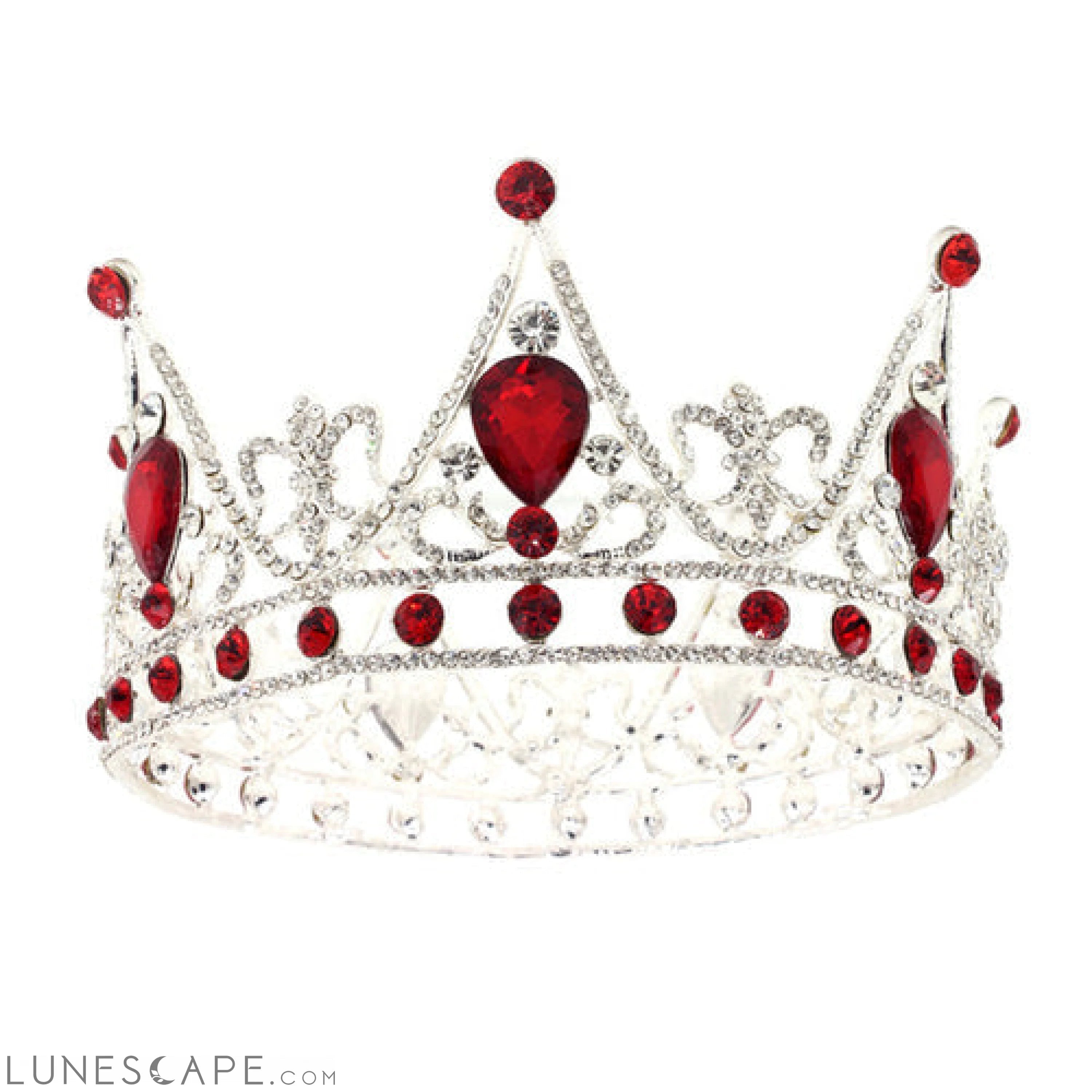 Royal Elegance Gemstone Crown LUNESCAPE