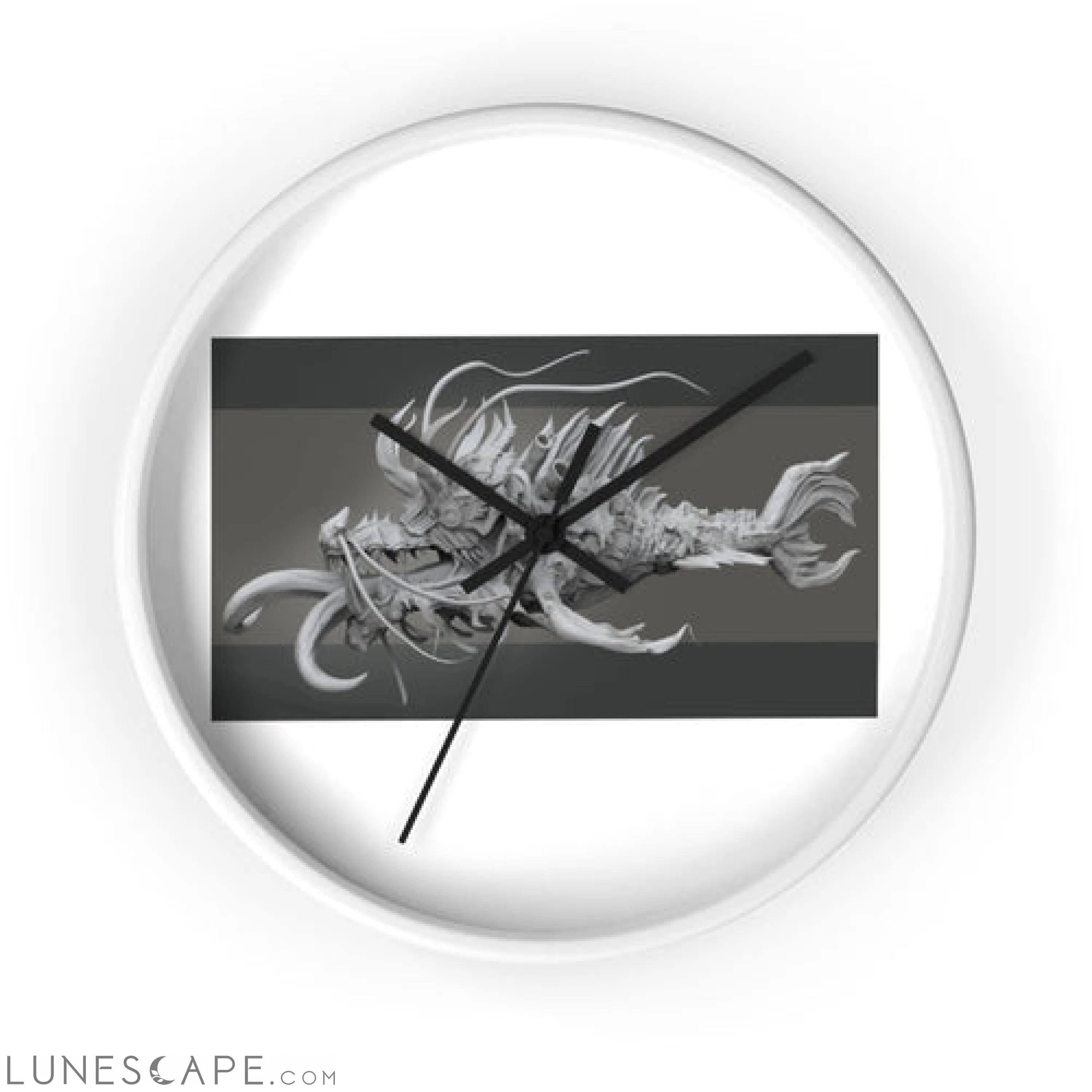 Ryuuk The Fish Dragon God Wall clock LUNESCAPE