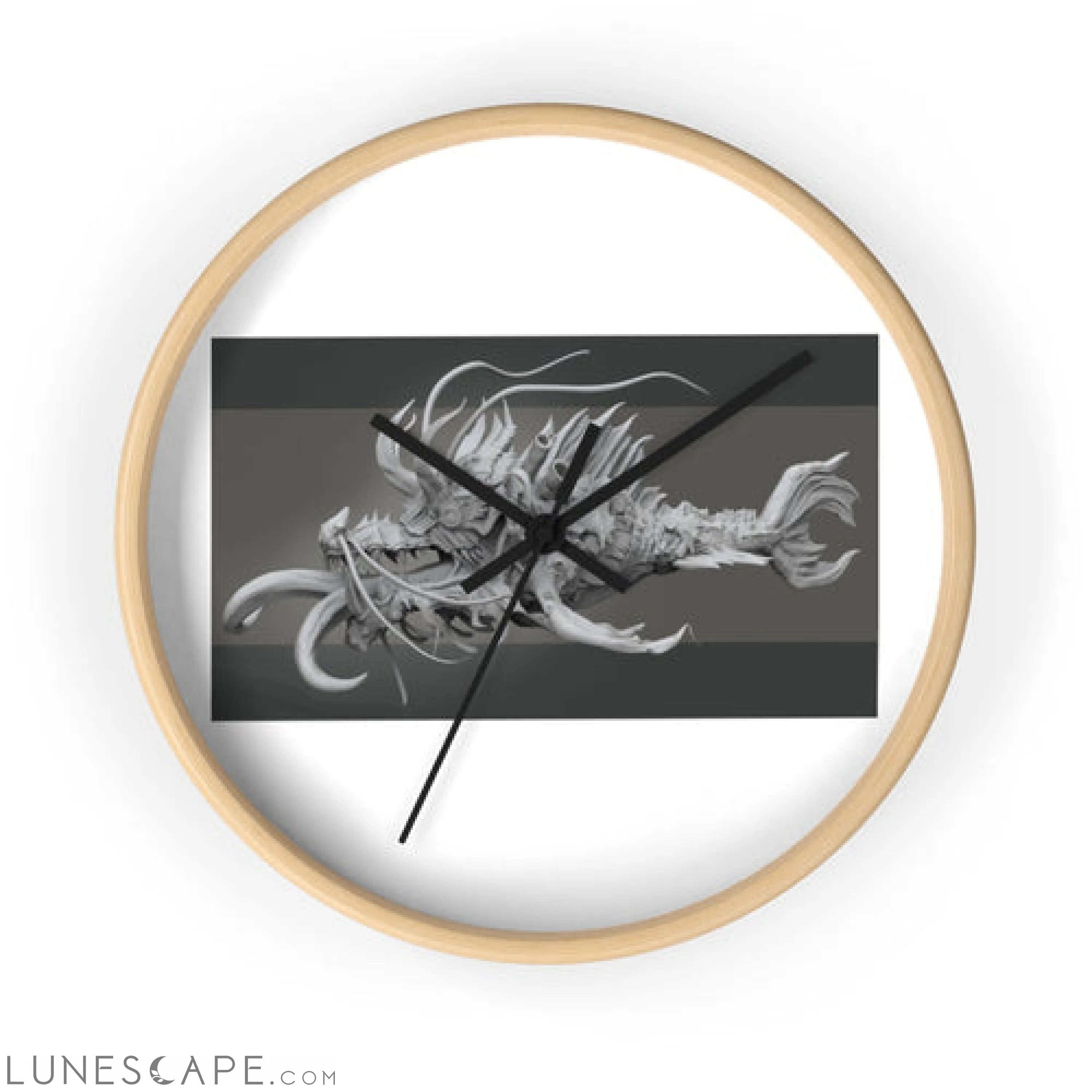 Ryuuk The Fish Dragon God Wall clock LUNESCAPE
